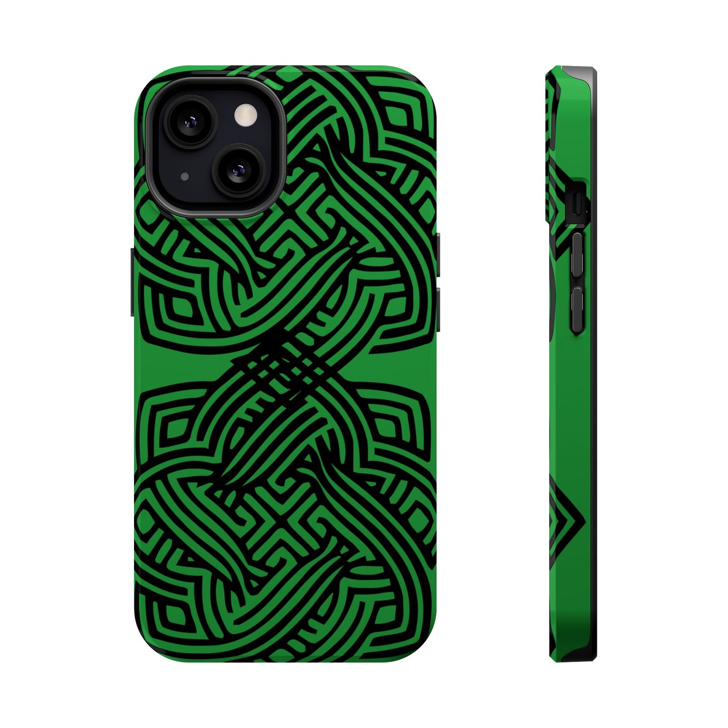 Celtic Knot Magnetic Phone Case, St. Patrick Design Phone Cover Compatible with iPhone 17, 16, 15, 14, 13