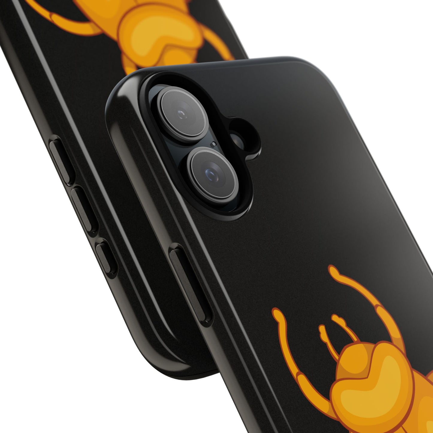 Ancient Egyptian Scarab Tough Phone Case - Gold Beetle Design, Mythological Insect Art, Compatible with iPhone, Galaxy, and Google Phones