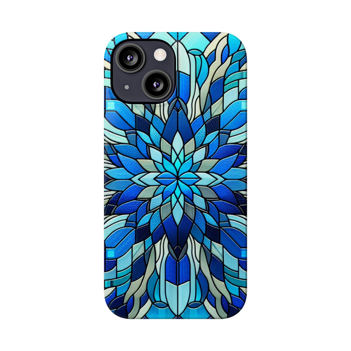 Vibrant Stained Glass Phone Cases - Artistic Cell Phone Cover, Unique Gift for Her, Phone Accessories, Holiday Present, Modern Decor
