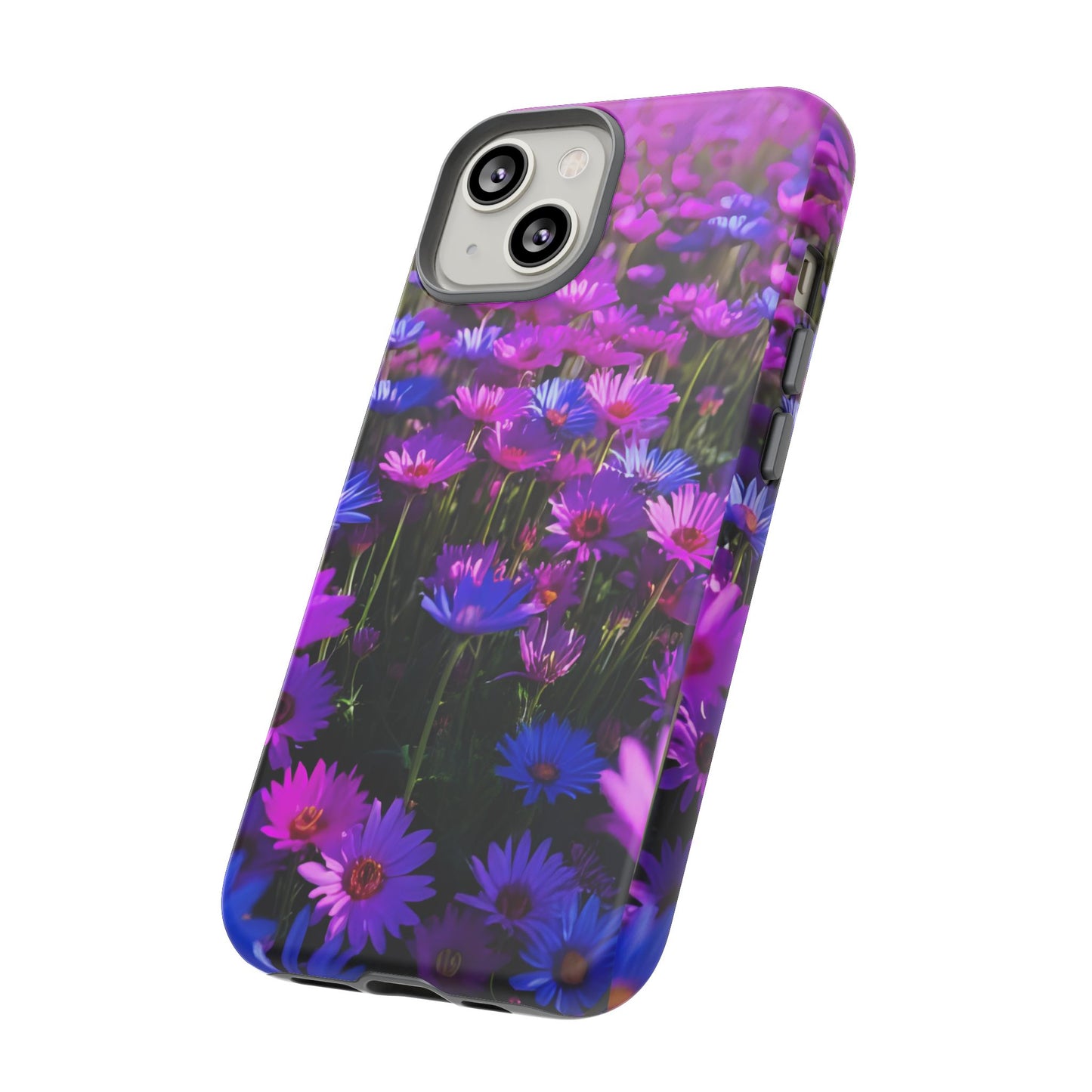 Wildflower Meadow Phone Case, Colorful Floral Garden Aesthetic, Vibrant Tough Phone Case, Compatible with iPhone, Galaxy, Google