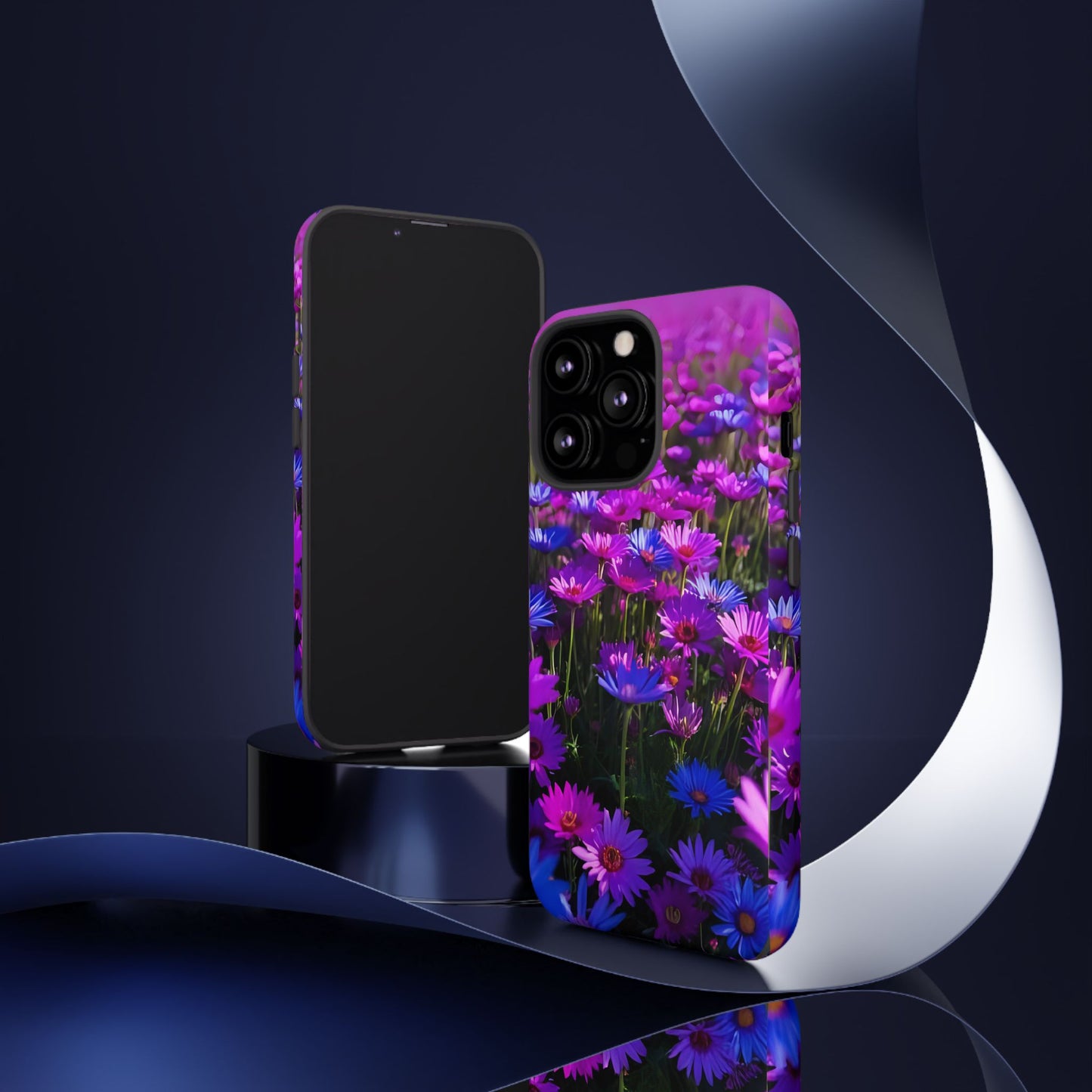 Wildflower Meadow Phone Case, Colorful Floral Garden Aesthetic, Vibrant Tough Phone Case, Compatible with iPhone, Galaxy, Google