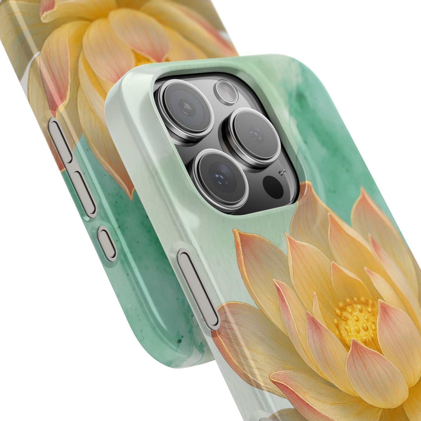 Lotus Blossom Slim Phone Cases, Floral Phone Covers, Nature-Inspired Accessories, Perfect Gift for Garden Lovers, Birthday Present