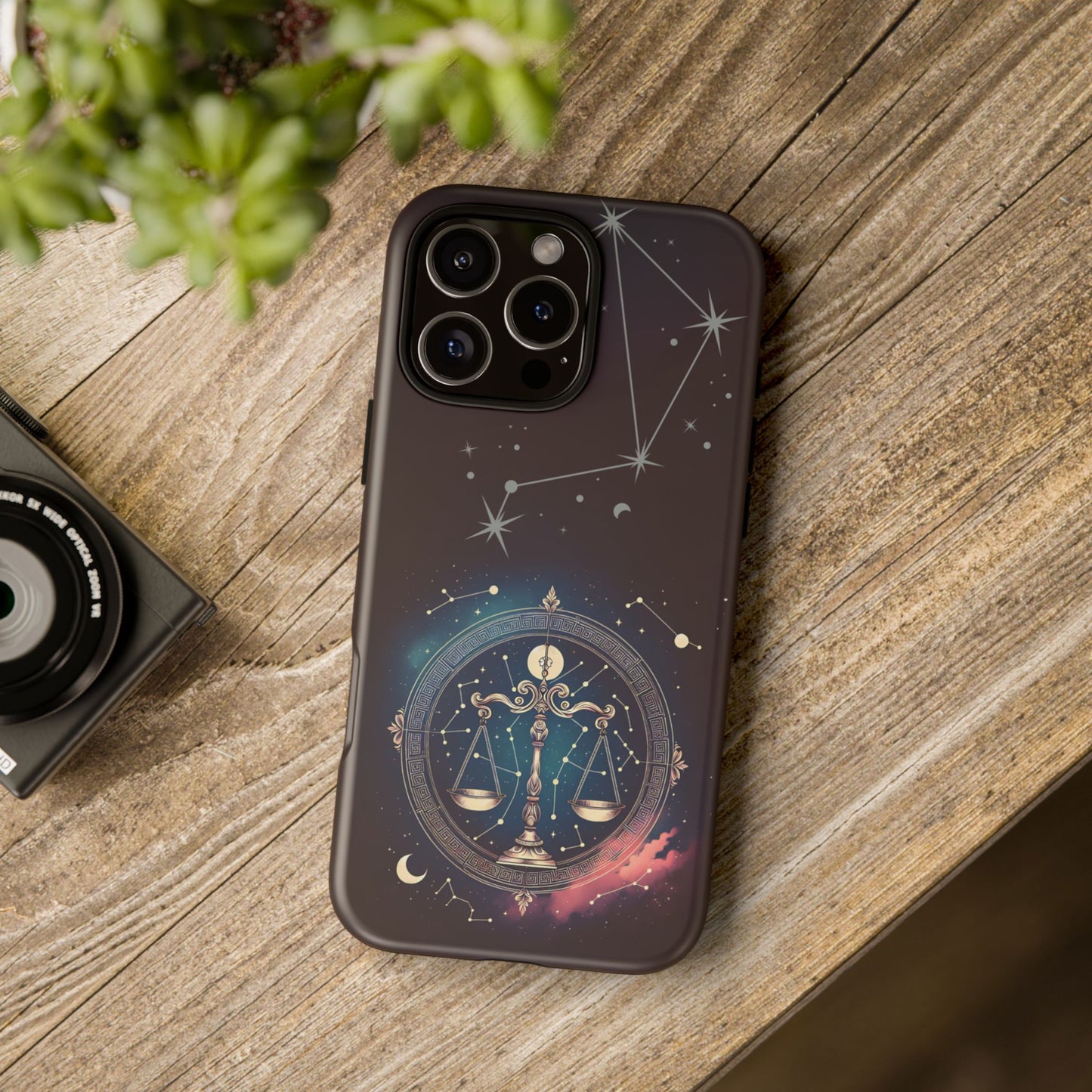 Libra Zodiac Phone Case - Astrology Gift for Her, Celestial Star Sign Cover, Birthday Gift, Compatible with iPhone, Galaxy, Google Phones