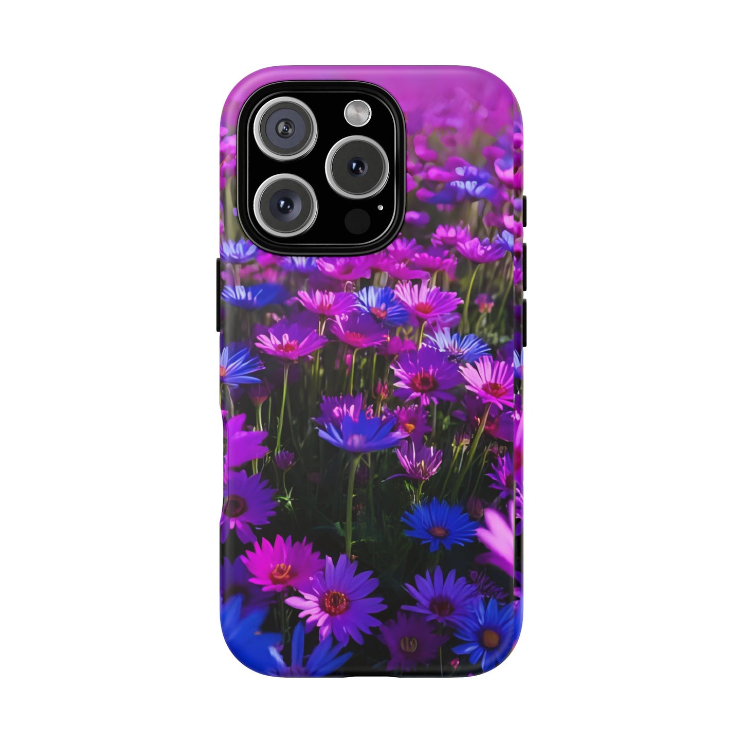 Wildflower Meadow Phone Case, Colorful Floral Garden Aesthetic, Vibrant Tough Phone Case, Compatible with iPhone, Galaxy, Google