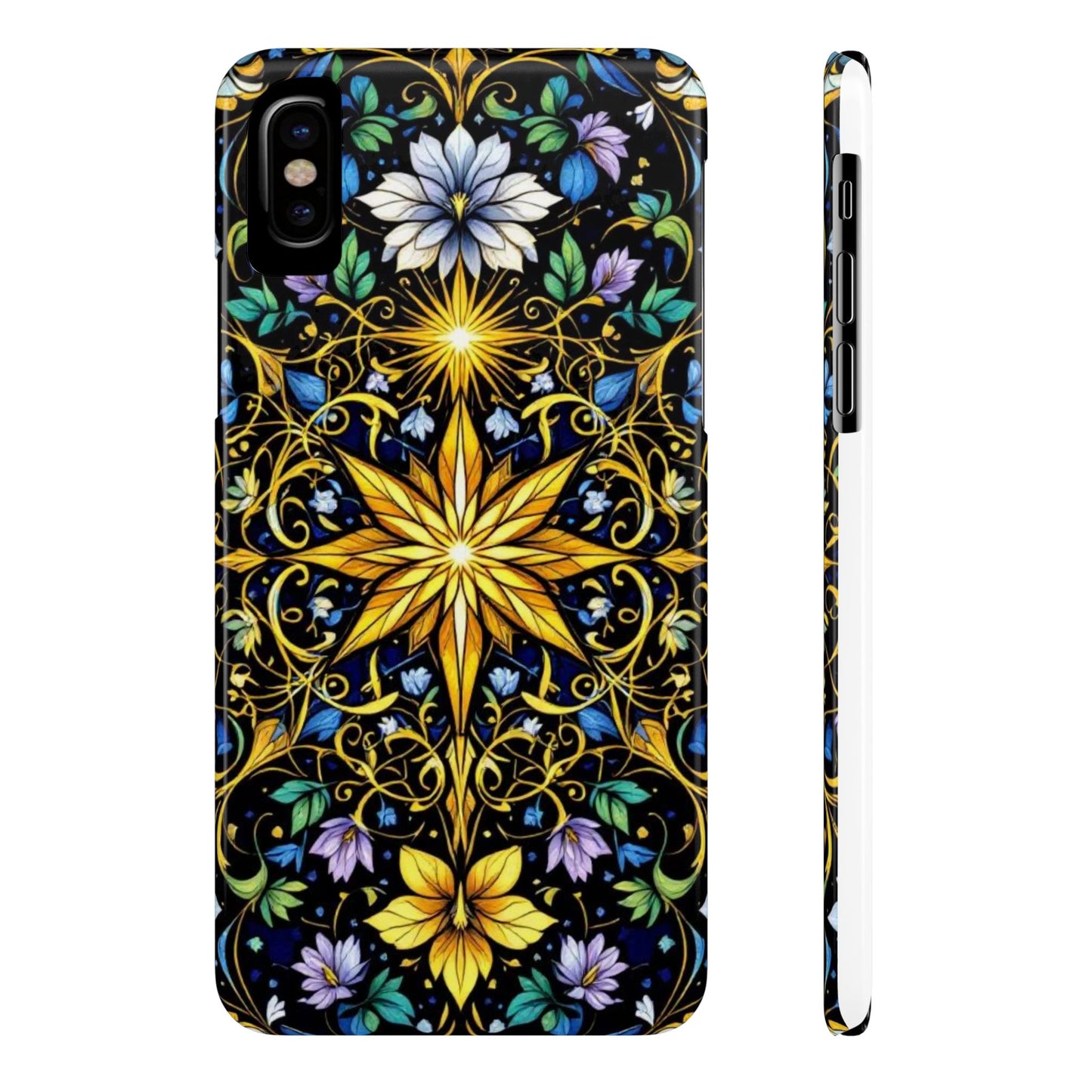 Elegant Floral Phone Case - Slim Phone Cases, Artistic Cases for Nature Lovers, Gift for Birthdays, Holidays, Spring Decor