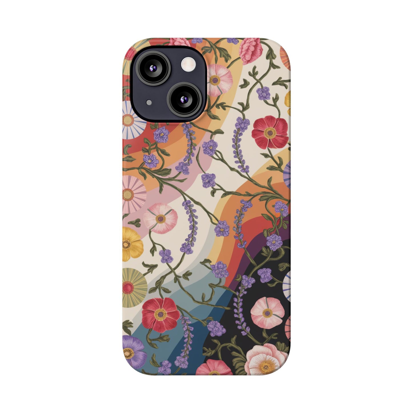 Floral Blossom Phone Case - Slim Case for Flower Lovers, Smartphone Cover, Gift for Her, Trendy Floral Design, Boho Chic Accessory