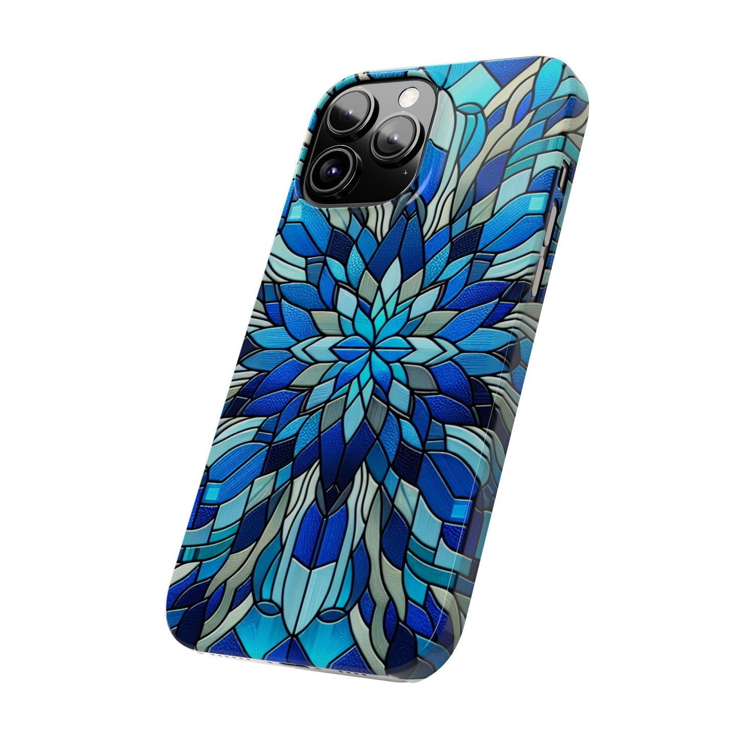 Vibrant Stained Glass Phone Cases - Artistic Cell Phone Cover, Unique Gift for Her, Phone Accessories, Holiday Present, Modern Decor