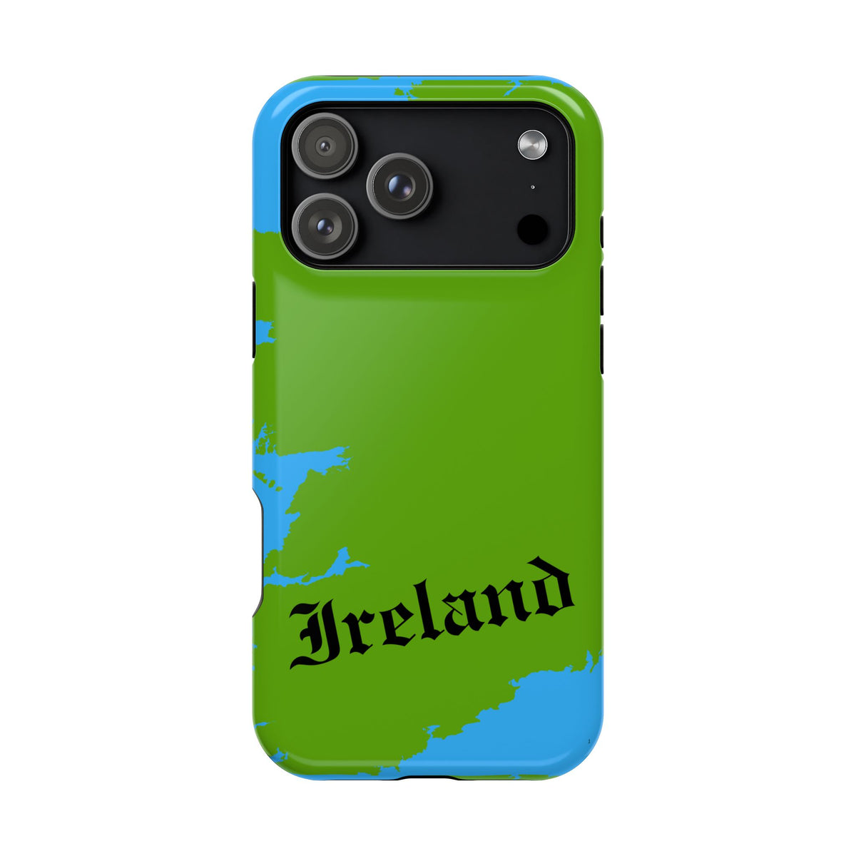 Ireland Map Magnetic Phone Case, Country Map Phone Cover Compatible with iPhone 17, 16, 15, 14, 13