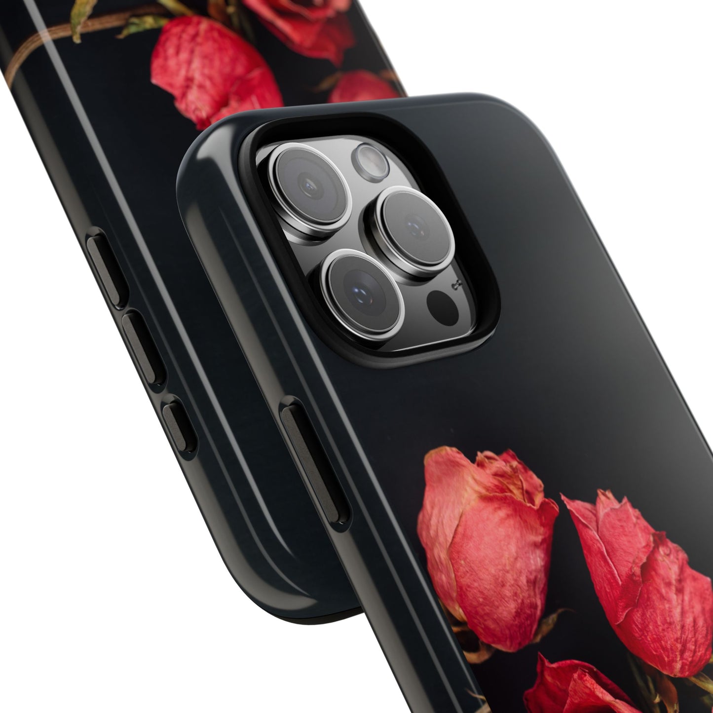 Dead Rose Phone Case - Gothic Floral Aesthetic Cover - Goth Halloween Gift - Compatible with iPhone, Galaxy, Google