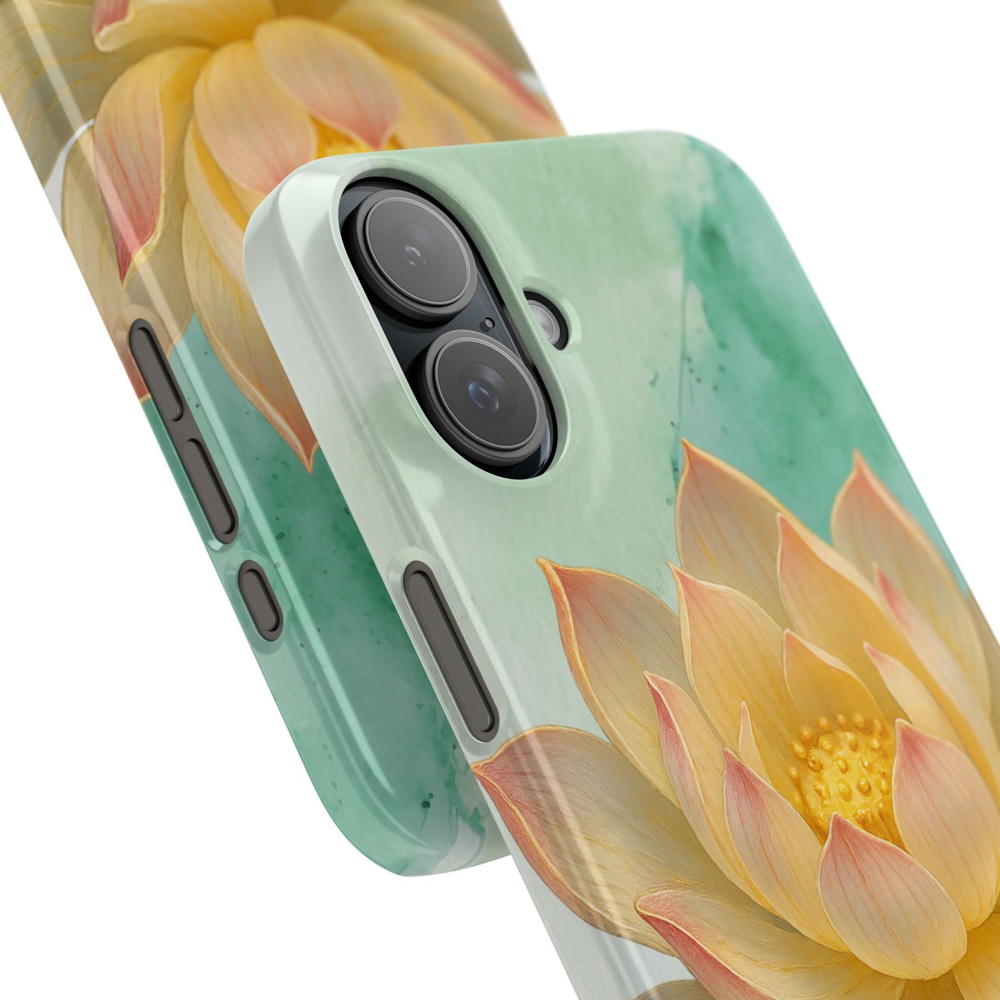 Lotus Blossom Slim Phone Cases, Floral Phone Covers, Nature-Inspired Accessories, Perfect Gift for Garden Lovers, Birthday Present