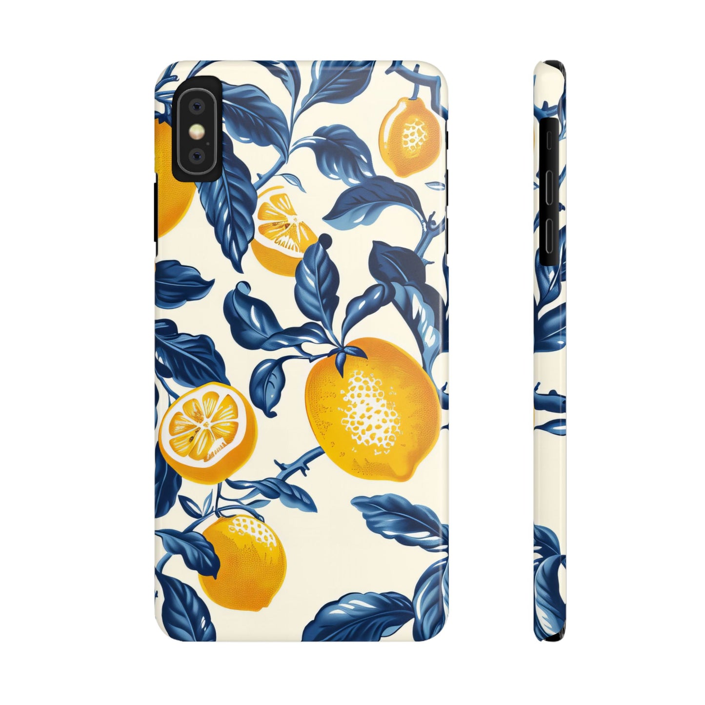 Lemon Floral Slim Phone Cases - Stylish Citrus Designs for Summer, Perfect Gift for Friends, Beach Vibes, Trendy Phone Accessories, [...]