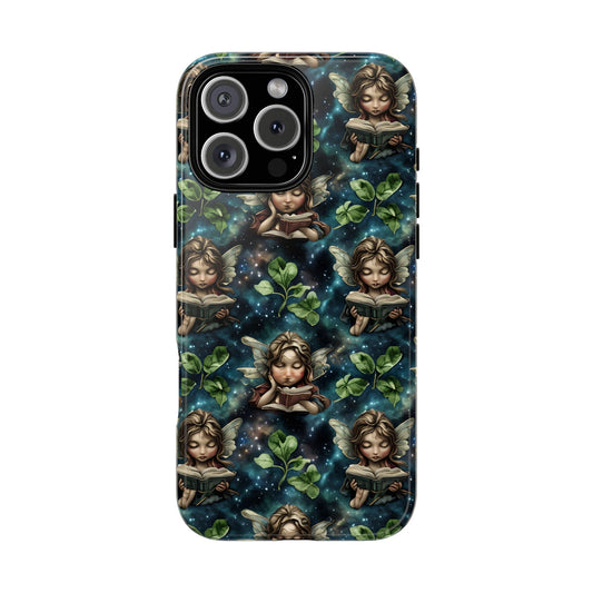 Fairycore Bookish Phone Case, Fairy Book Lover Cozy Witch Aesthetic Cover, Romance Book Lover Gift, Compatible with iPhone, Galaxy, Pixel