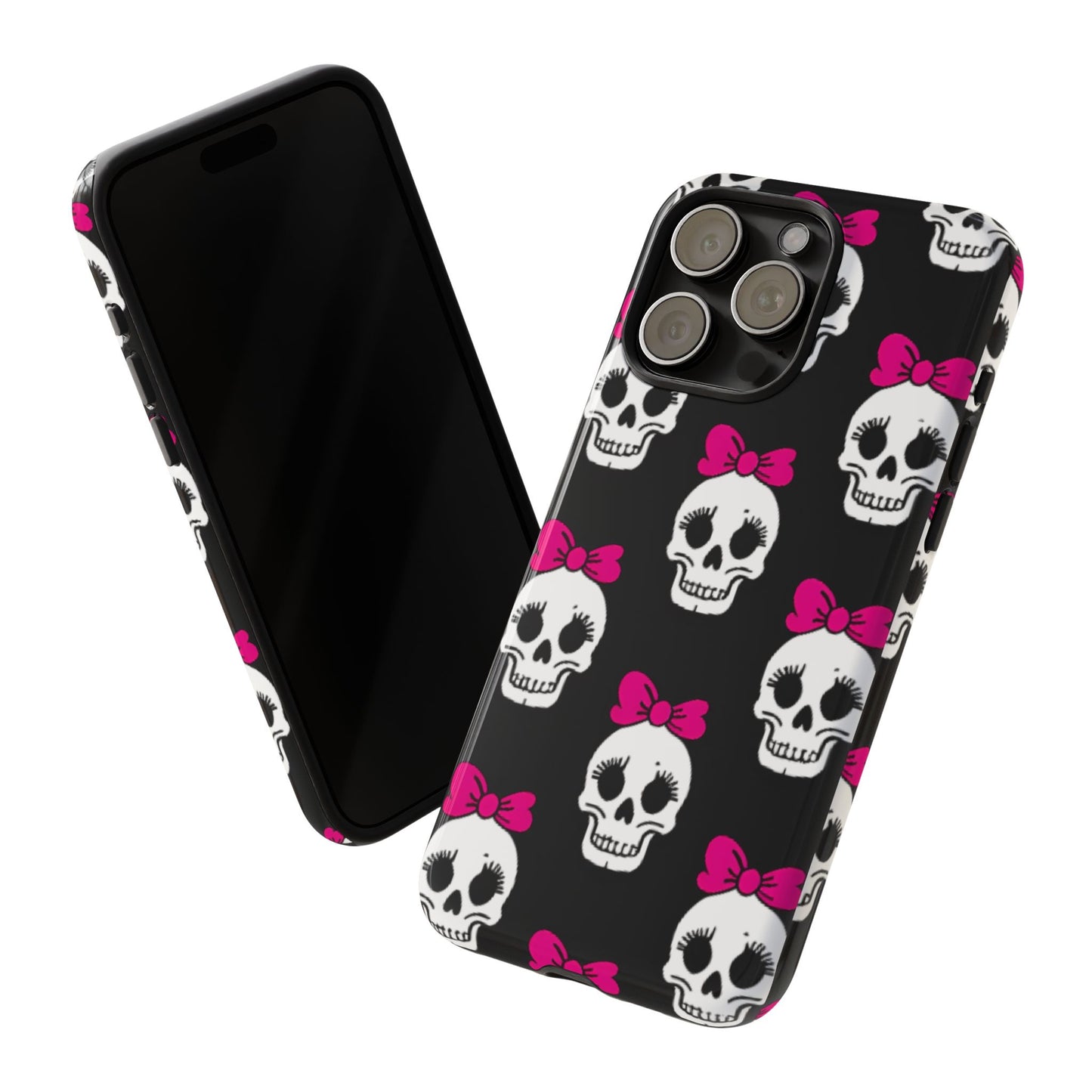 Halloween Tough Phone Case - Creepy Cute Style, Goth Coquette Aesthetic, Compatible with iPhone, Galaxy, and Google Phones