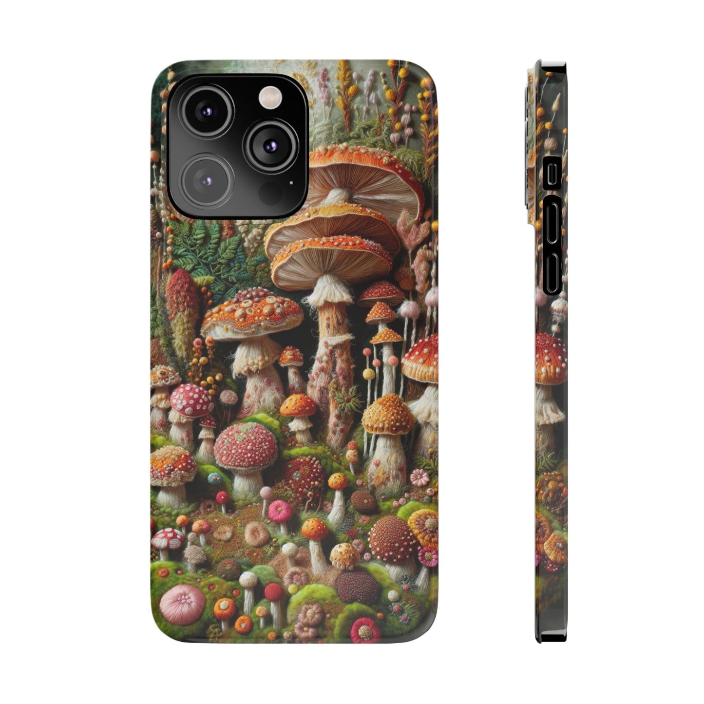 Whimsical Mushroom Slim Phone Cases - Fun, Nature-Inspired, Unique Accessories for Adorable Gift Ideas, Cute Phone Protection, [...]