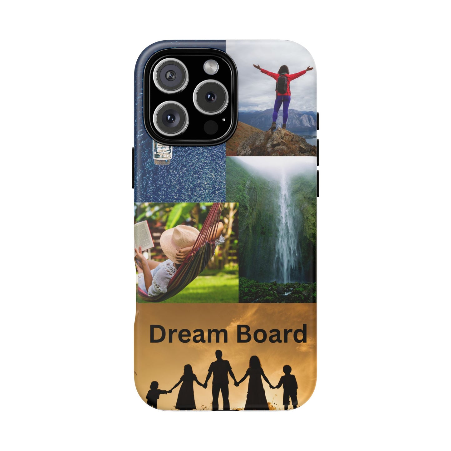Dream Board Phone Case | Tough Cases for Adventure Seekers, Inspirational Phone Accessories, Custom Phone Covers, Unique Gift Ideas, [...]
