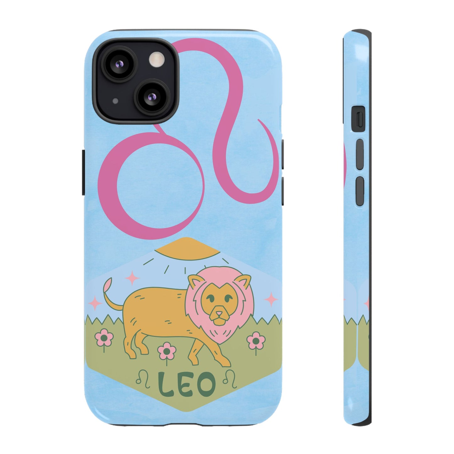 Leo Zodiac Phone Case, Astrology Gift for Her, Celestial Star Sign Cover, Birthday Gift, Compatible with iPhone, Galaxy, Google Phones