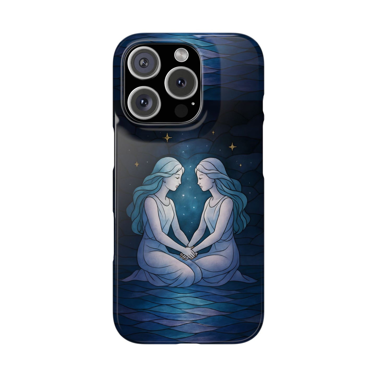 Gemini Zodiac Slim Phone Case, Astrology Gift for Her, Celestial Star Sign, Birthday Gift, Compatible with iPhone 17, 16, 15, 14, 13