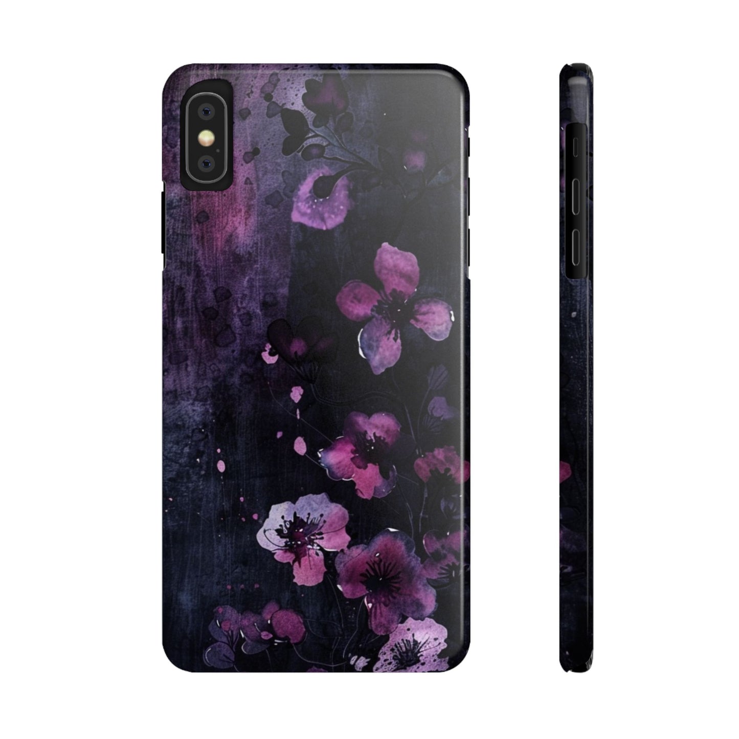 Elegant Floral Slim Phone Case - Perfect Gift for Her, Stylish iPhone Cover, Birthday Surprise, Spring Accessory, Cute Phone Protector