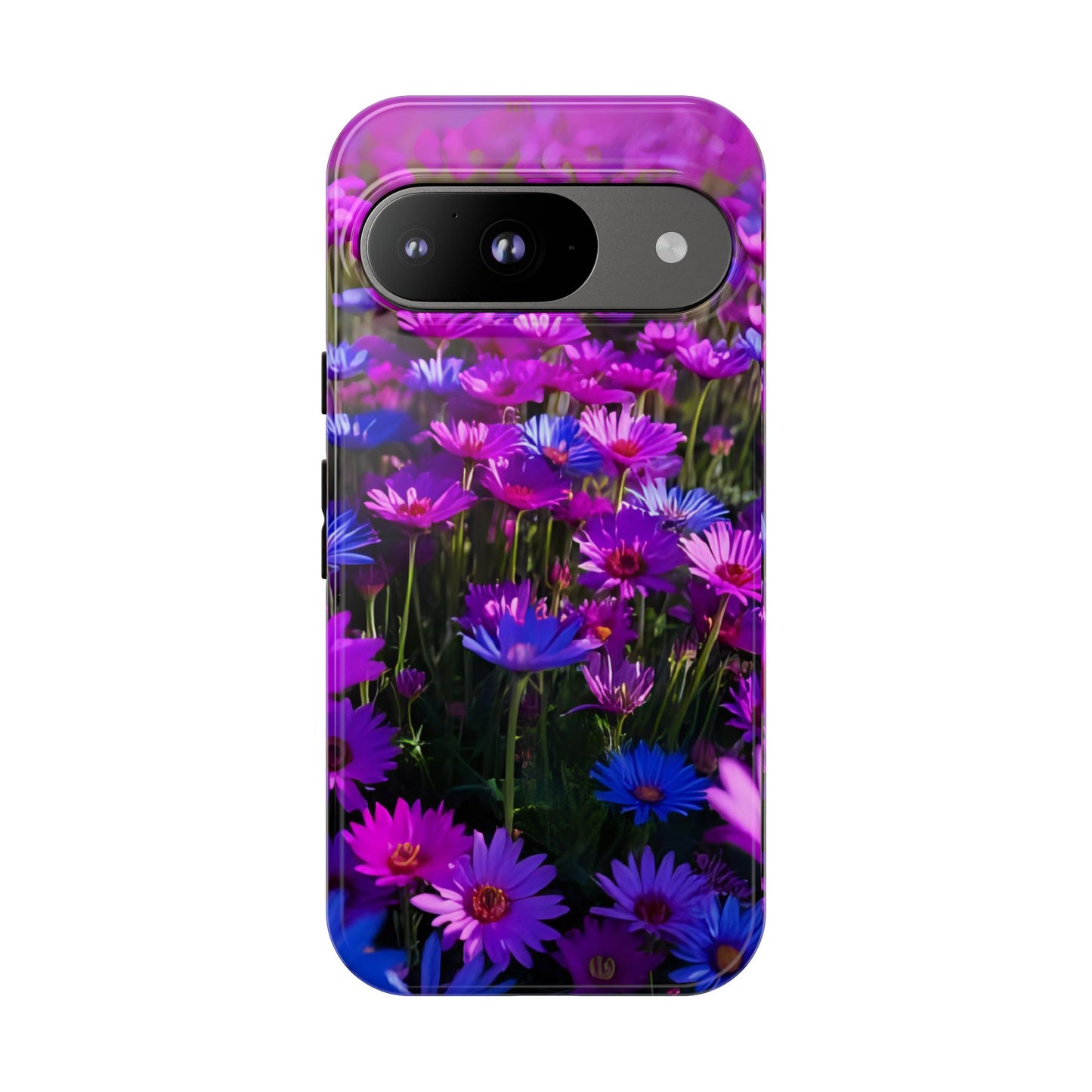 Wildflower Meadow Phone Case, Colorful Floral Garden Aesthetic, Vibrant Tough Phone Case, Compatible with iPhone, Galaxy, Google