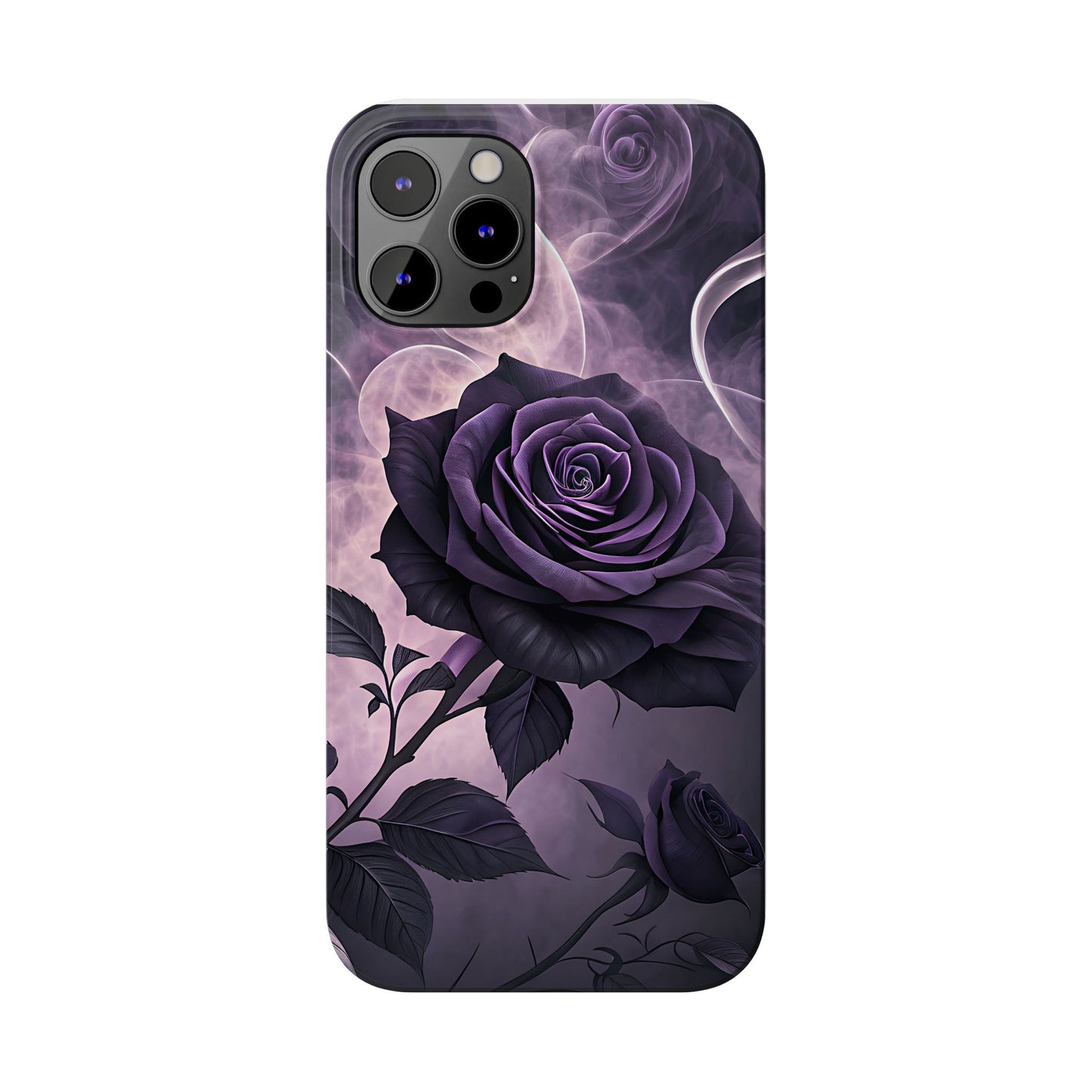 Elegant Purple Rose Phone Cases, Stylish Slim Cases for Flower Lovers, Floral Accessories, Birthday Gifts, Unique Phone Covers