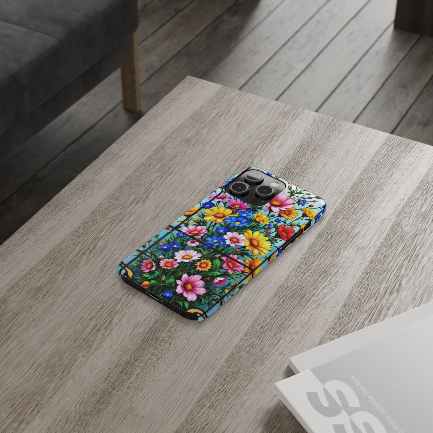 Vibrant Floral Slim Phone Cases | Cute Phone Cover Gifts for Nature Lovers, Spring Decor, Birthday or Holiday Gifts, Flower Design