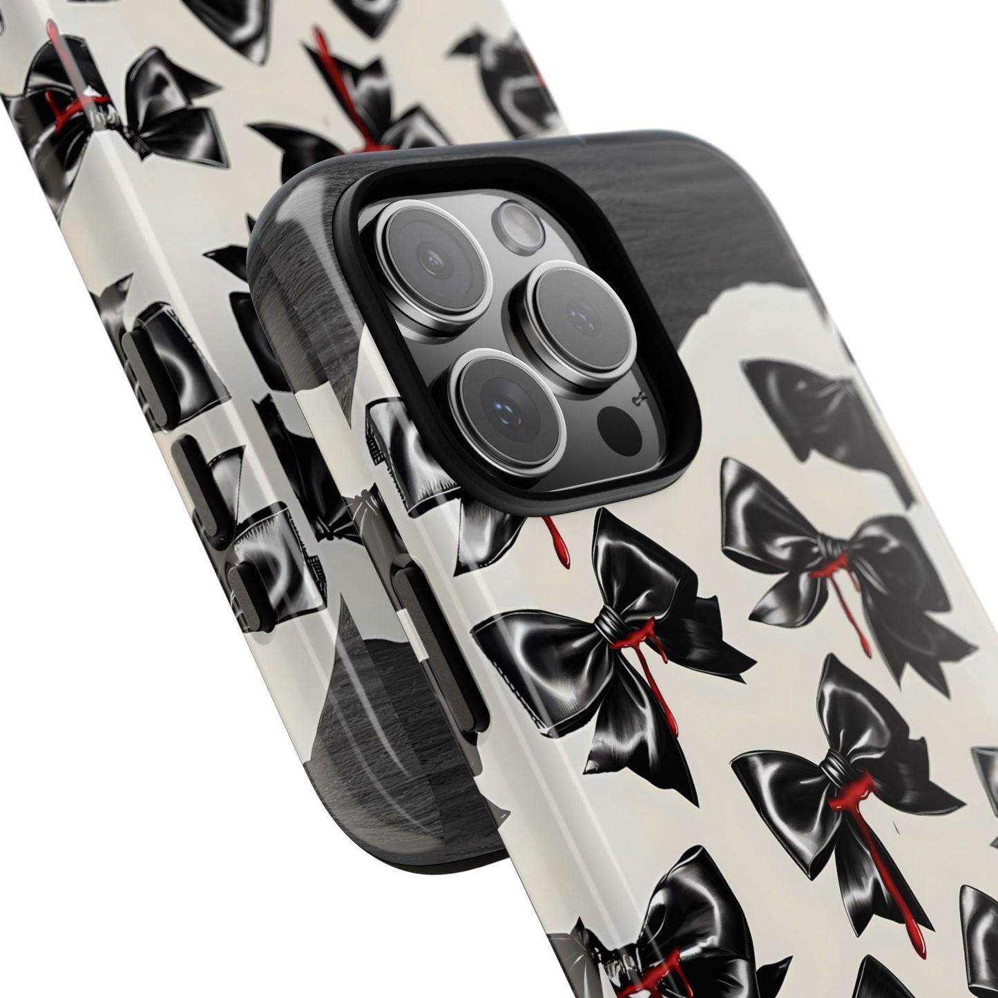 Spooky Halloween Tough Phone Case - Goth Coquette Aesthetic, Cute Horror Style, Compatible with iPhone, Galaxy, and Google Phones