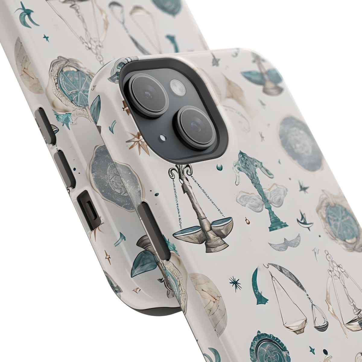 Libra Zodiac Magnetic Phone Case Astrology Gift for Her, Celestial Star Sign Cover, Birthday Gift, Compatible with iPhone 17, 16, 15, 14, 13