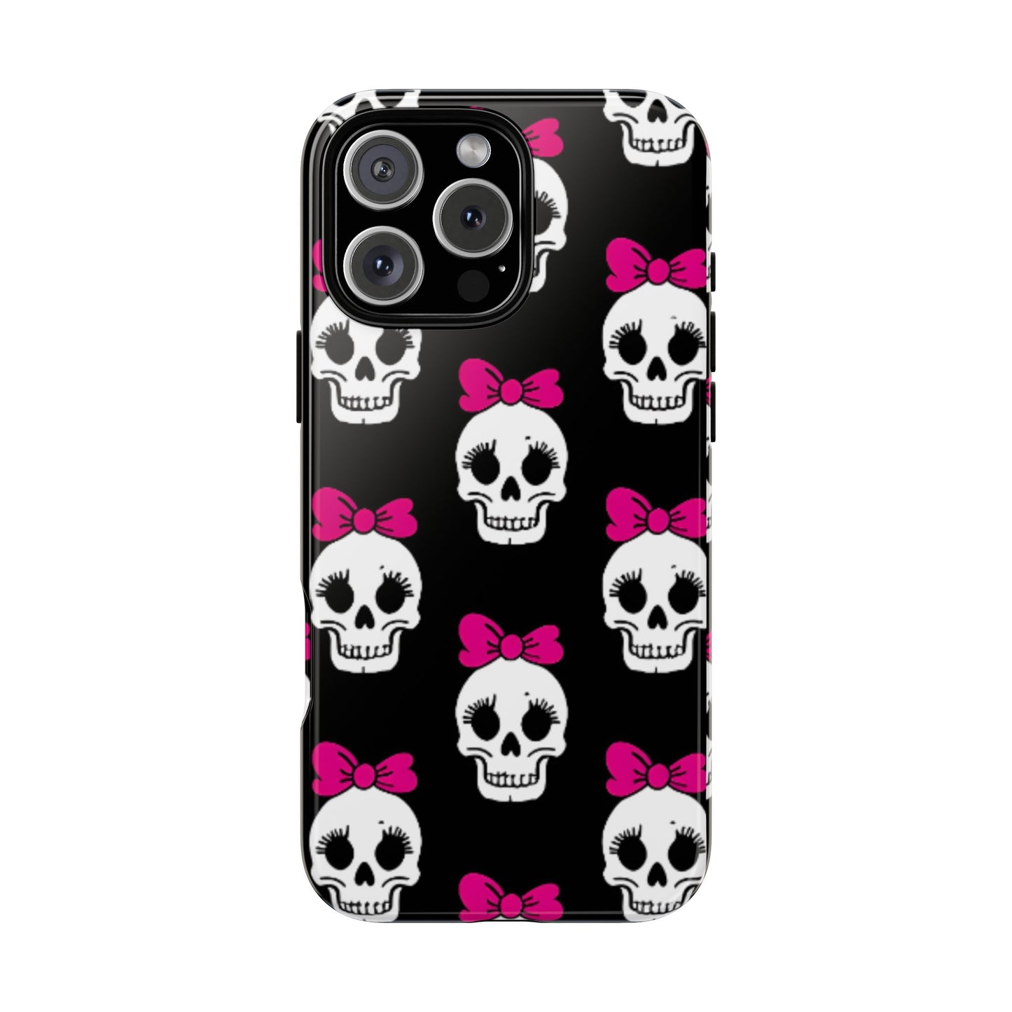 Halloween Tough Phone Case - Creepy Cute Style, Goth Coquette Aesthetic, Compatible with iPhone, Galaxy, and Google Phones