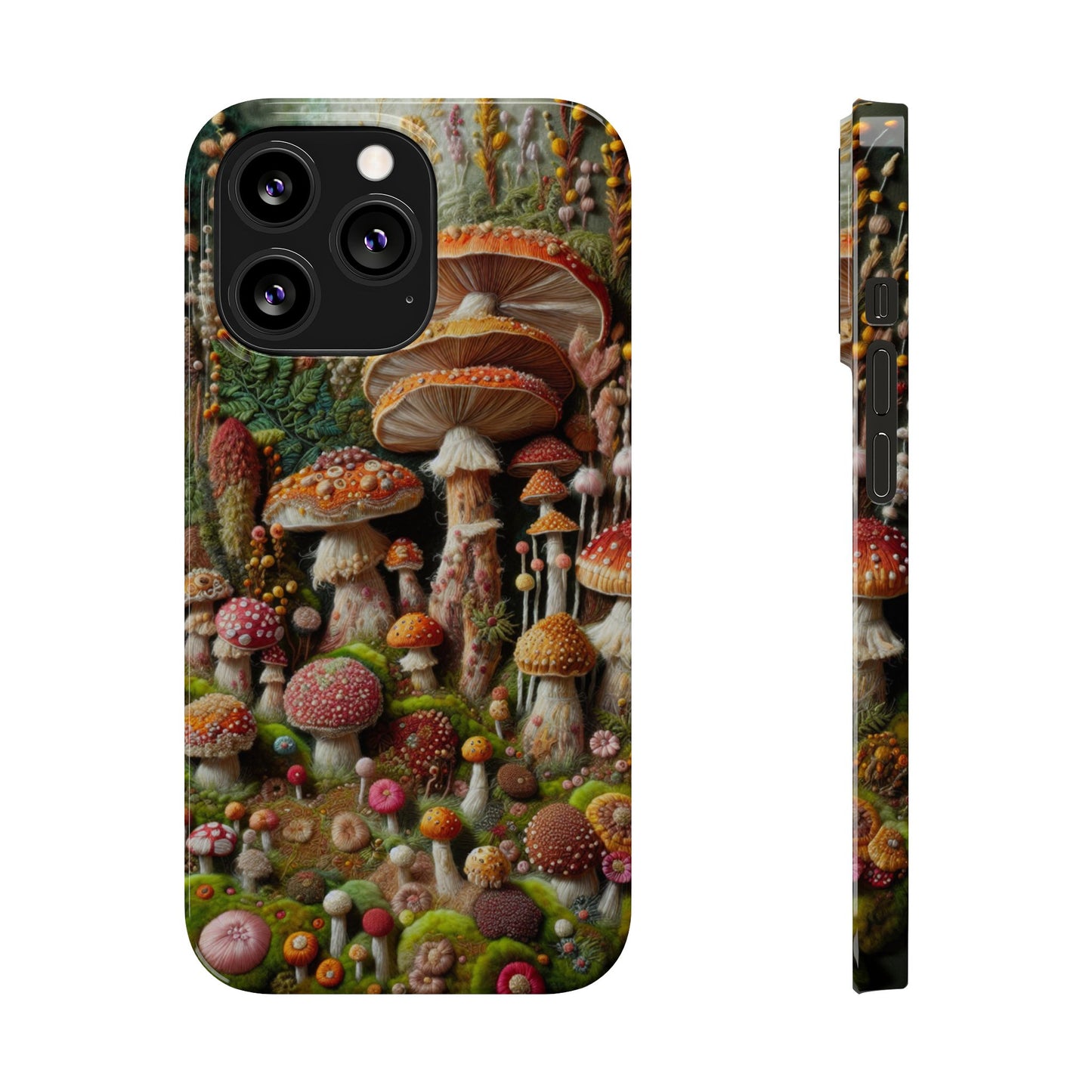 Whimsical Mushroom Slim Phone Cases - Fun, Nature-Inspired, Unique Accessories for Adorable Gift Ideas, Cute Phone Protection, [...]