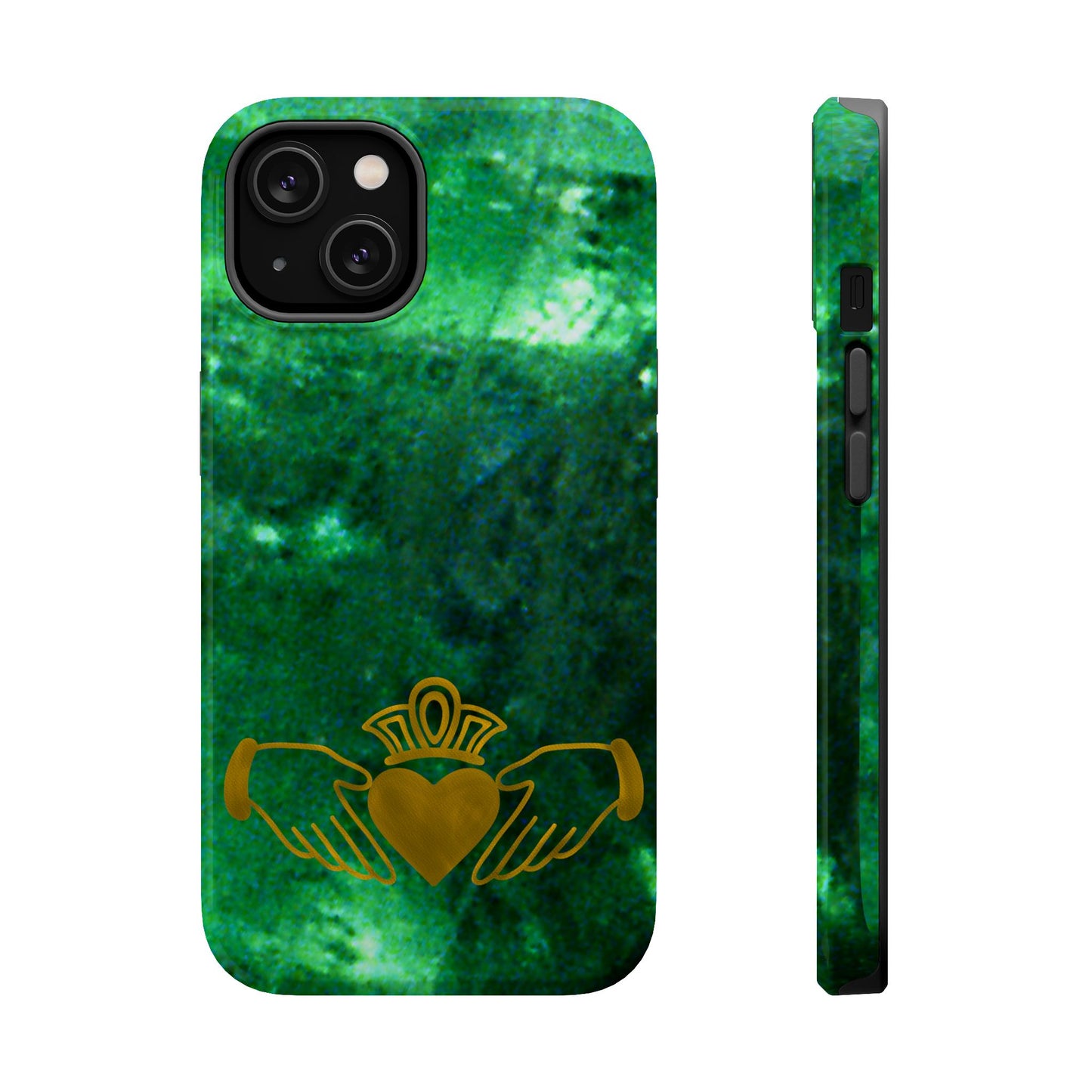 Claddagh Magnetic Phone Case, Irish Symbol Ring, Love Loyalty Friendship Vintage Gold, Compatible with iPhone 17 16 15 14 13