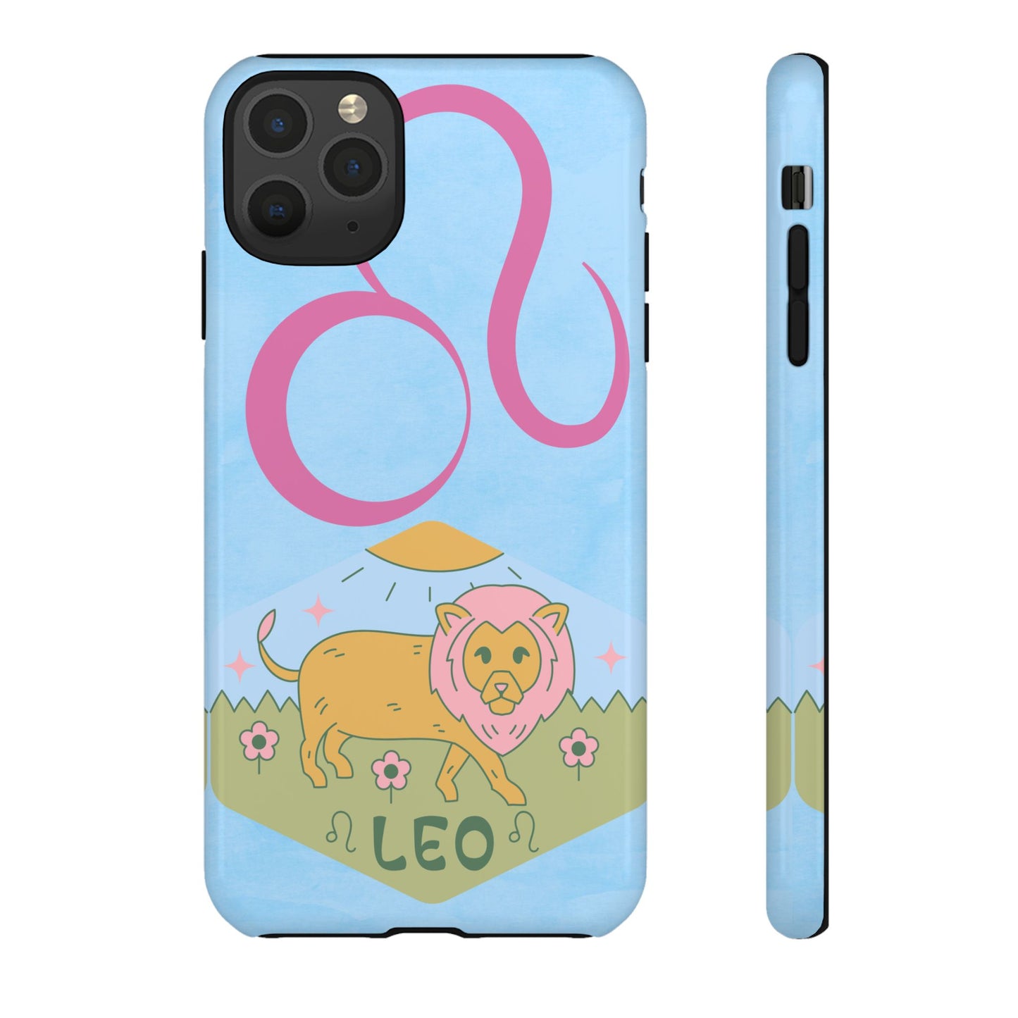 Leo Zodiac Phone Case, Astrology Gift for Her, Celestial Star Sign Cover, Birthday Gift, Compatible with iPhone, Galaxy, Google Phones