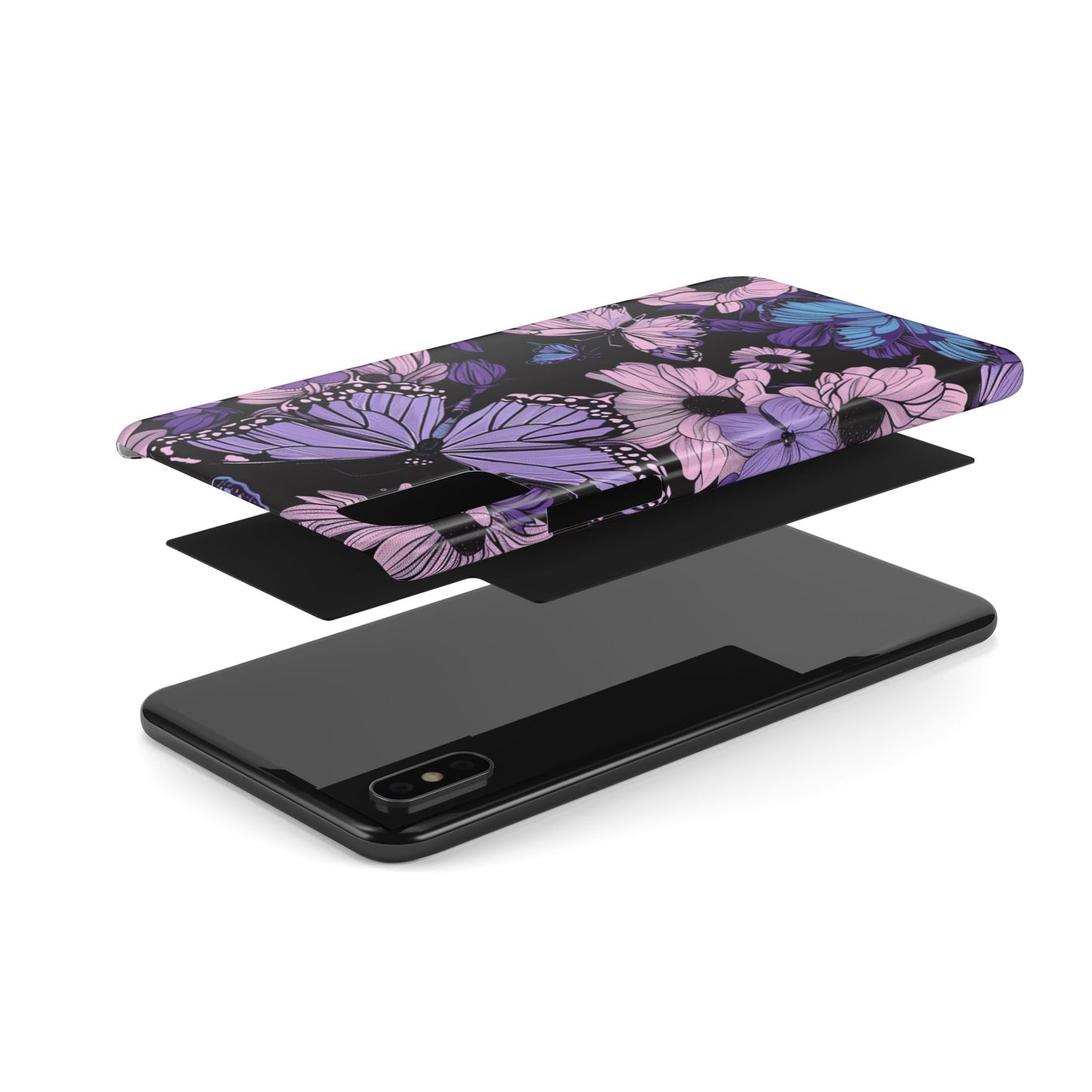 Butterfly Floral Phone Case | Slim Phone Cases for Nature Lovers, Floral Gifts, Trendy Accessories, Spring Vibes, Unique Phone Cover