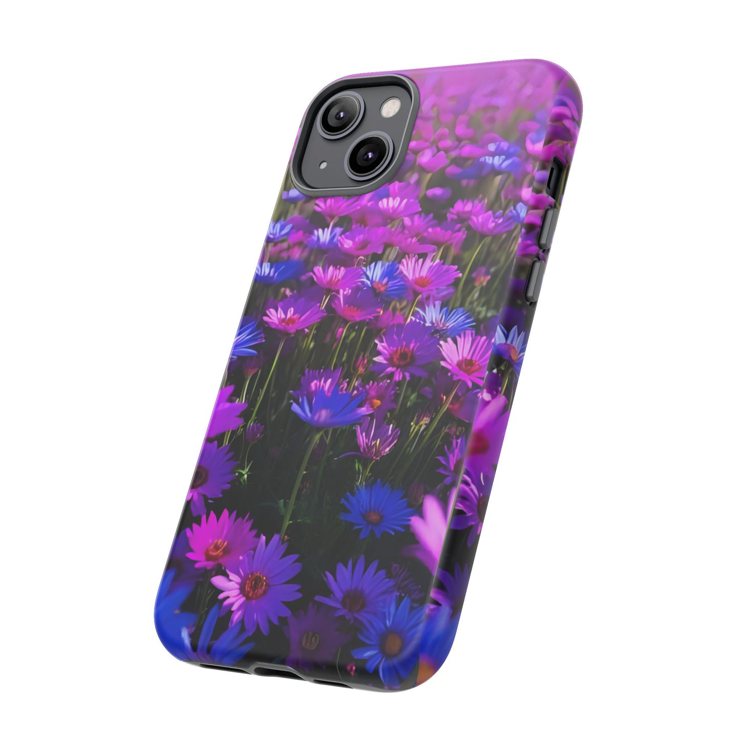 Wildflower Meadow Phone Case, Colorful Floral Garden Aesthetic, Vibrant Tough Phone Case, Compatible with iPhone, Galaxy, Google