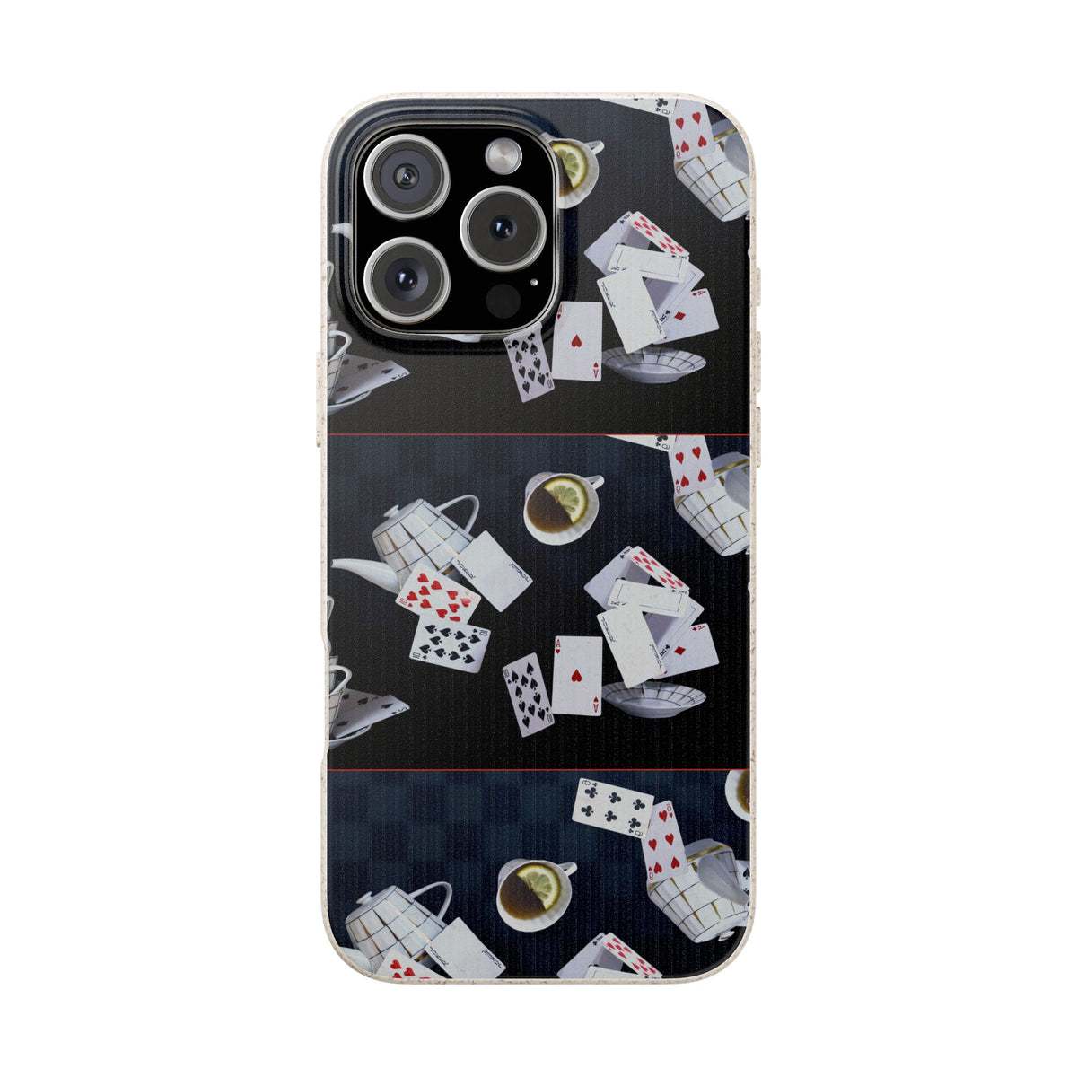Alice in Wonderland Biodegradable Phone Case, Mad Hatter Tea Party Phone Cover, Compatible with Galaxy and iPhone 17, 16, 15, 14, 13