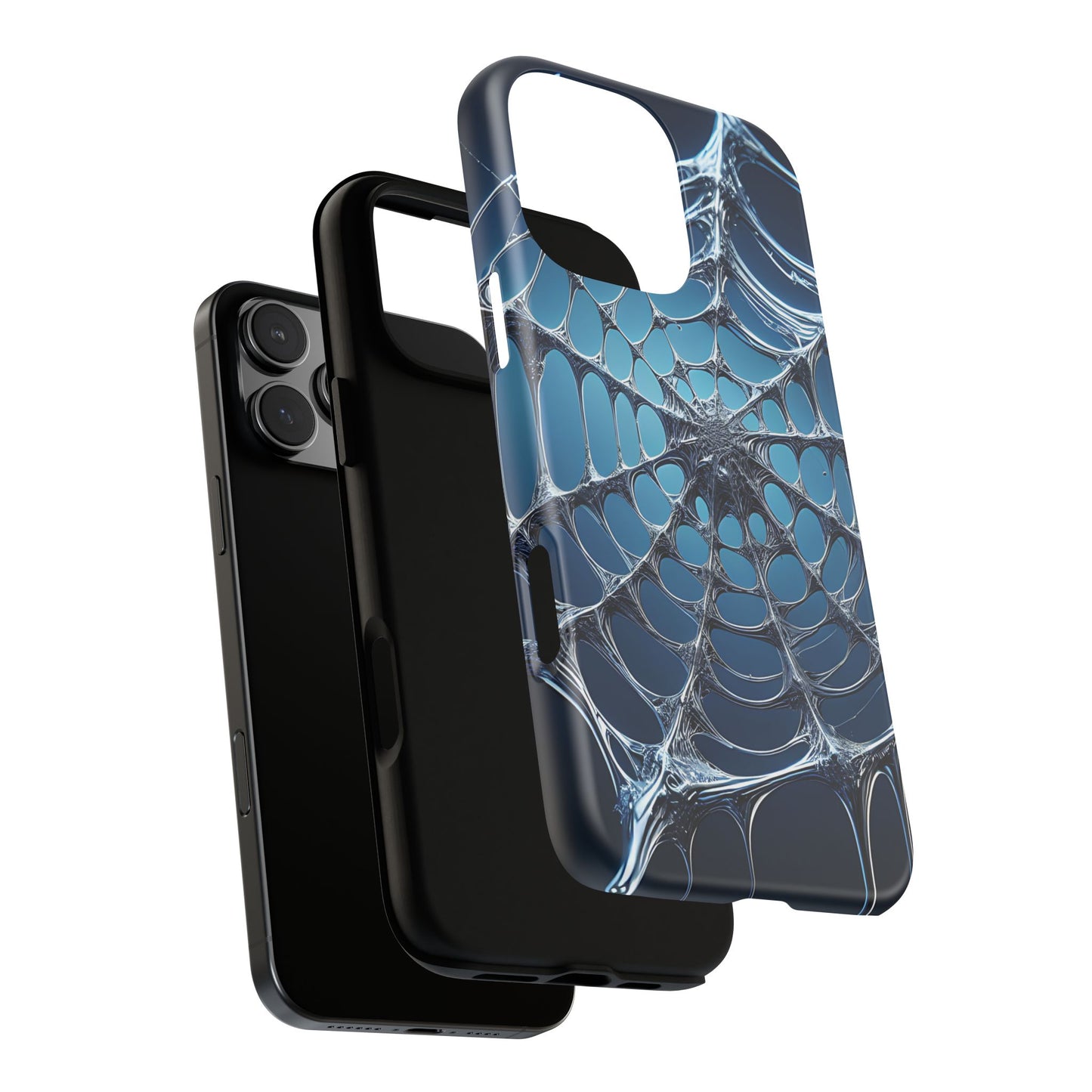 Spider Web Phone Case Gothic Fantasy Design,Edgy Web Mythical Spider Art for iPhone, Samsung and Pixel Users Creepy Cute Aesthetic Goth Gift
