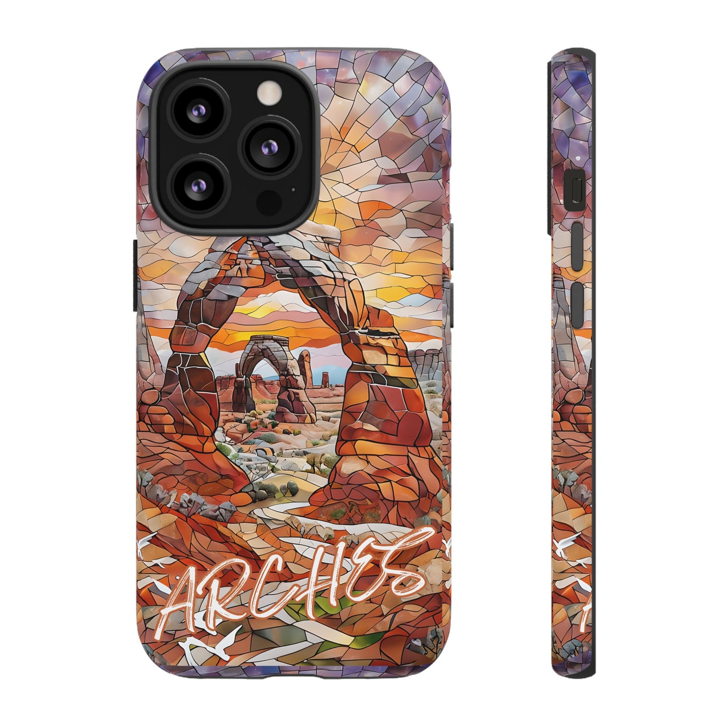 Arches National Park Utah Phone Case, Mosaic Phone Case, Mountain National Park Gift, Scenic CanyonsPhone Cover, Landscape Aesthetic Case