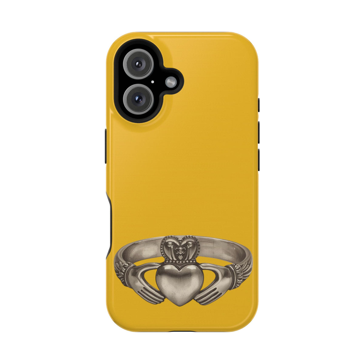 Claddagh Magnetic Phone Case Irish Symbol Ring Love Loyalty Friendship Vintage Gold Compatible with iPhone 17 16 15 14 13