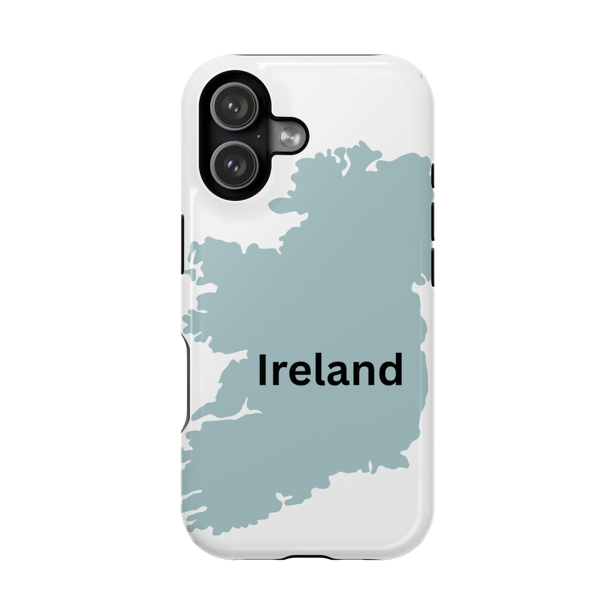 Ireland Map Magnetic Phone Case, Country Map Phone Cover Compatible with iPhone 17, 16, 15, 14, 13