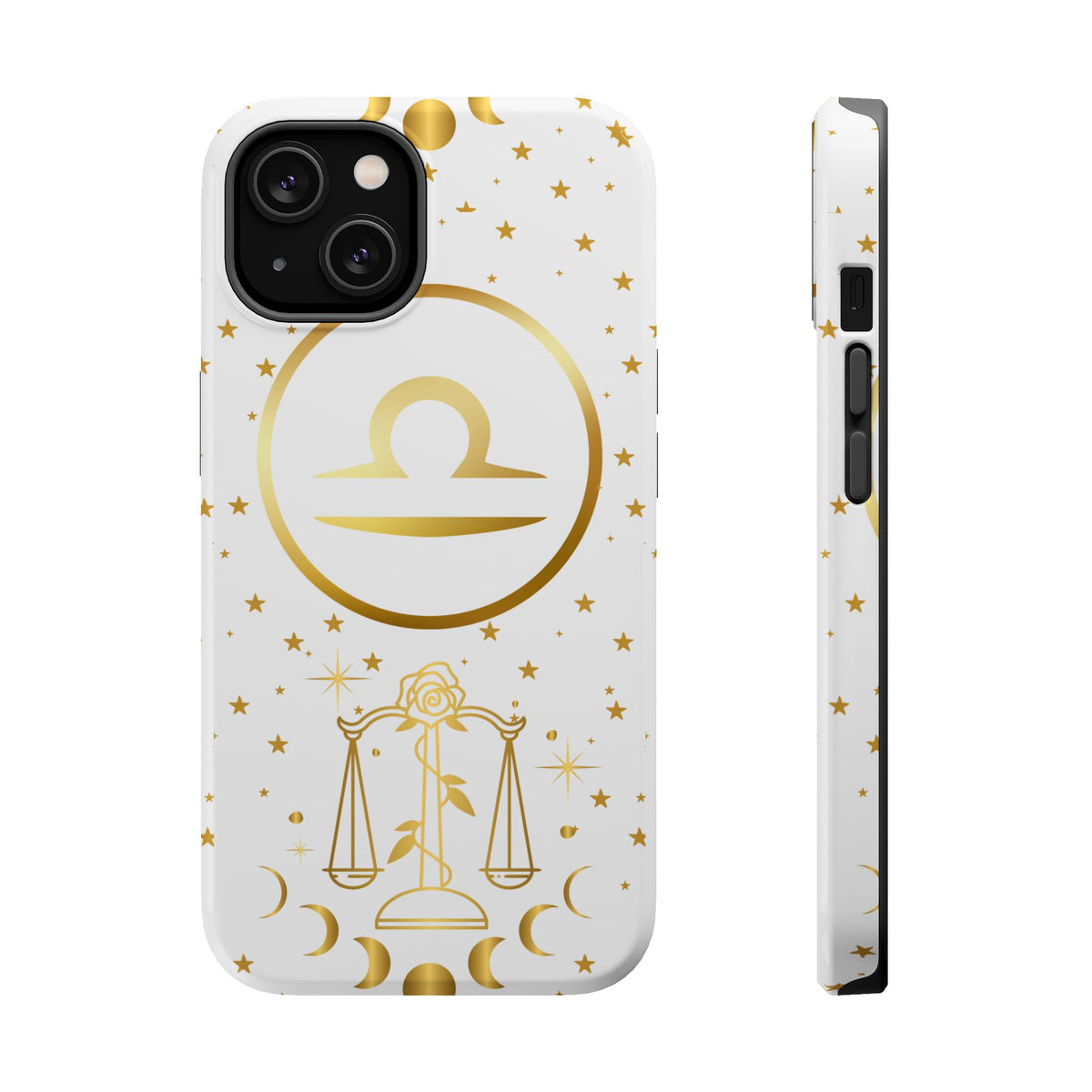 Libra Zodiac Magnetic Phone Case Astrology Gift for Her, Celestial Star Sign Cover, Birthday Gift, Compatible with iPhone 17, 16, 15, 14, 13