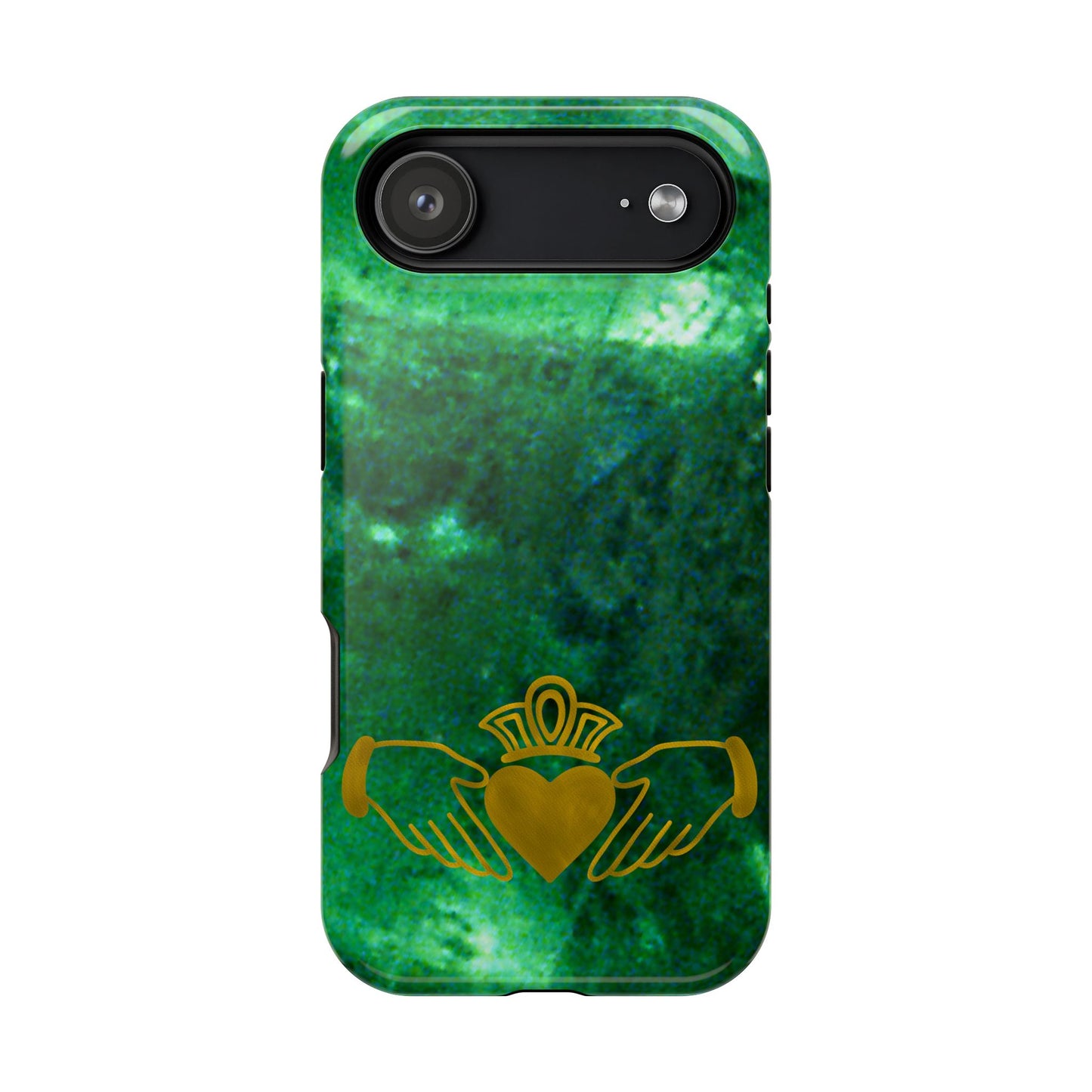 Claddagh Magnetic Phone Case, Irish Symbol Ring, Love Loyalty Friendship Vintage Gold, Compatible with iPhone 17 16 15 14 13