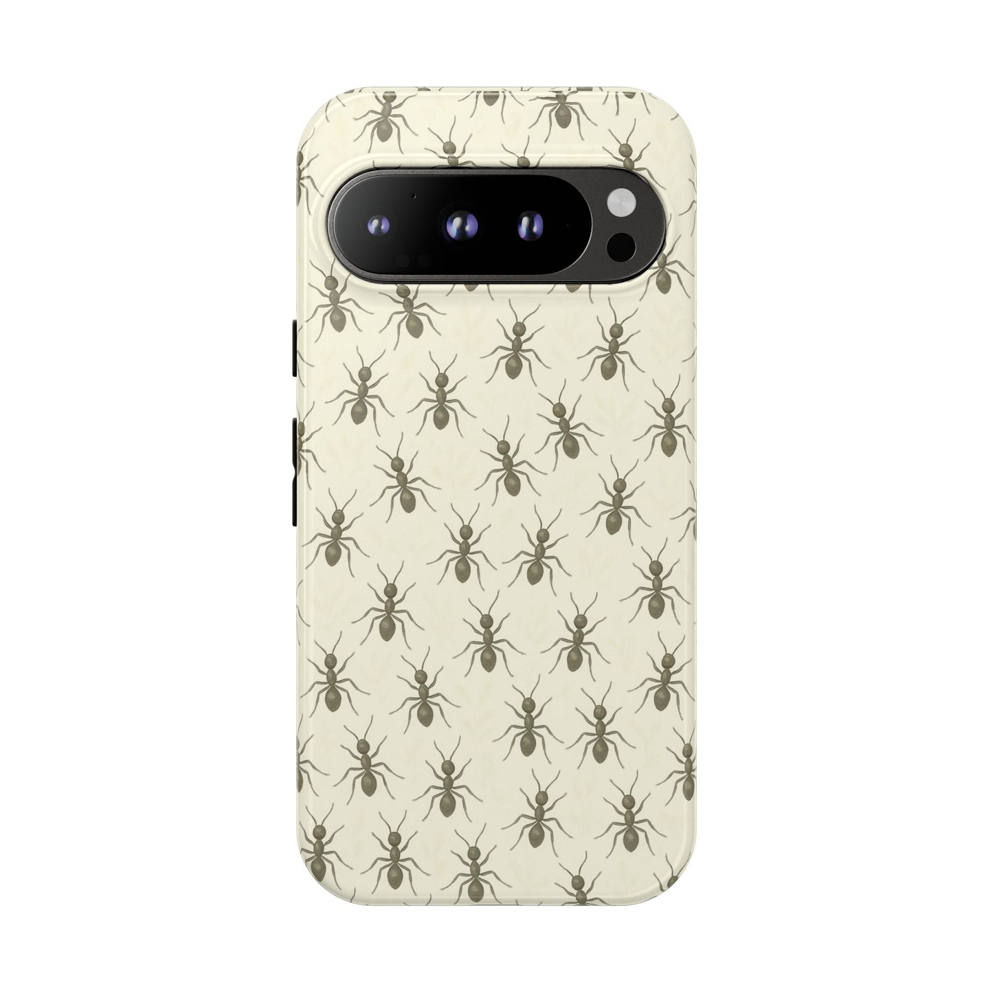 Marching Ant Pattern Tough Phone Case - Realistic Insect Art, Minimalist Nature Aesthetic, Compatible with iPhone, Galaxy, and Google Phones