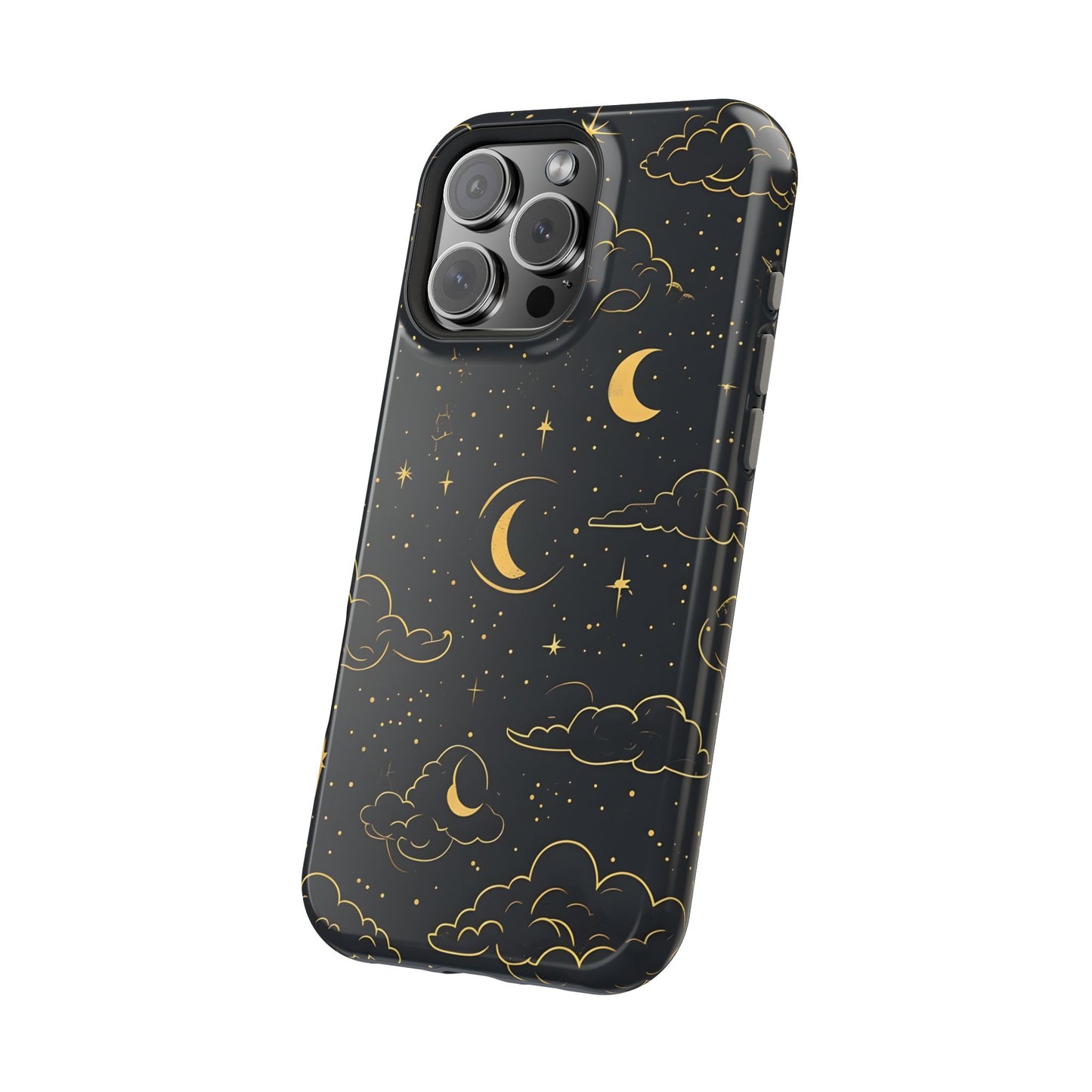 Celestial Magnetic Phone Case, Starry Night Design, Compatible with iPhone 17, 16, 15, 14, 13