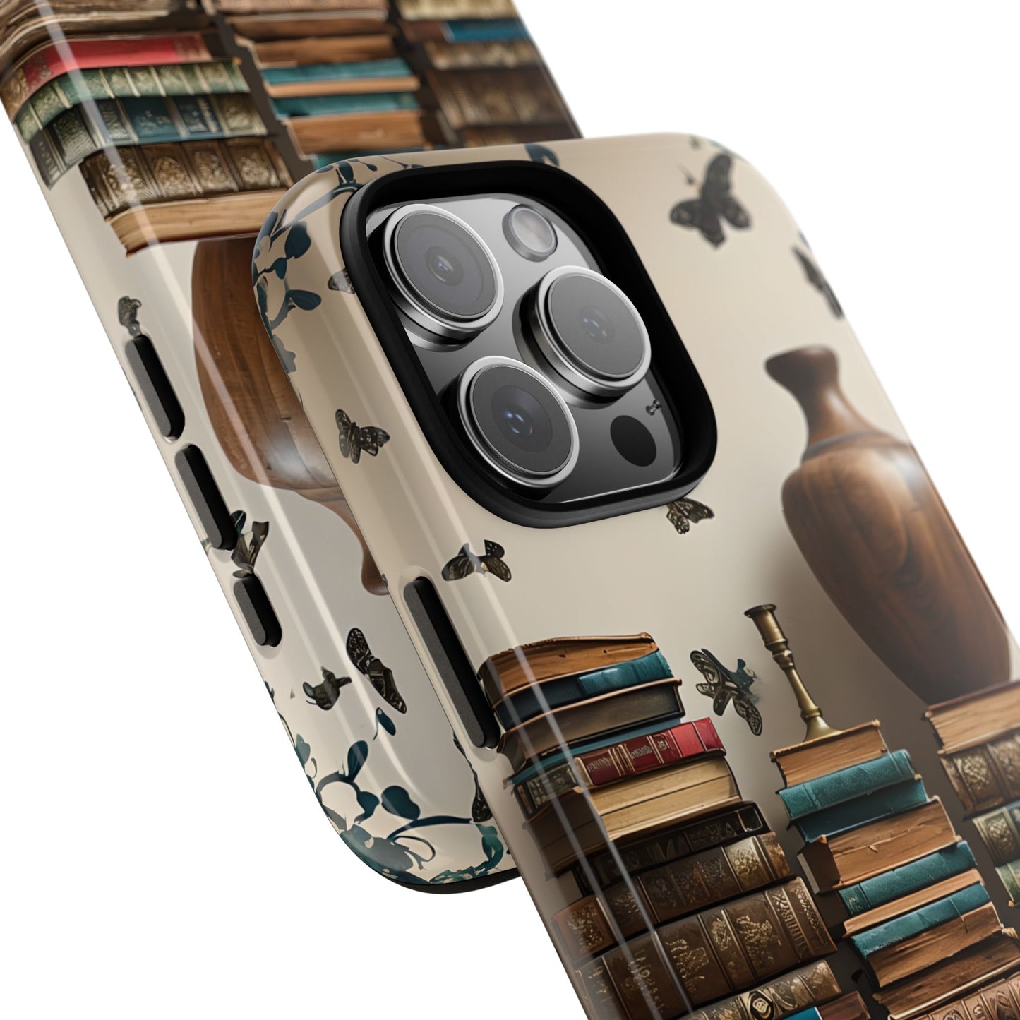 Bookish Phone Case, Book Lover Cozy Witch Aesthetic Phone Cover, Potion Bookshelf, compatible with iPhone, Galaxy, Pixel,  Book Lover Gift