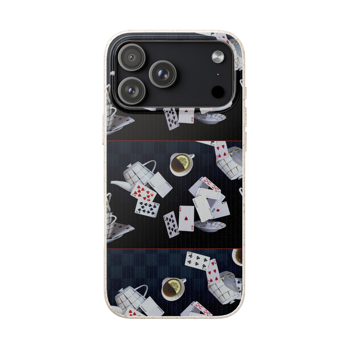Alice in Wonderland Biodegradable Phone Case, Mad Hatter Tea Party Phone Cover, Compatible with Galaxy and iPhone 17, 16, 15, 14, 13