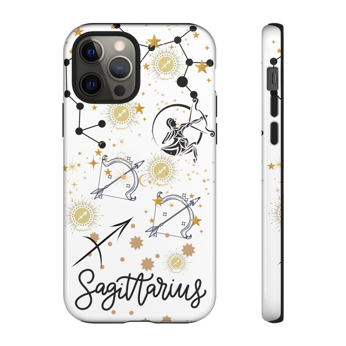 Sagittarius Zodiac Phone Case, Astrology Gift for Her, Celestial Star Sign Cover, Birthday Gift, Compatible with iPhone, Galaxy, Pixel