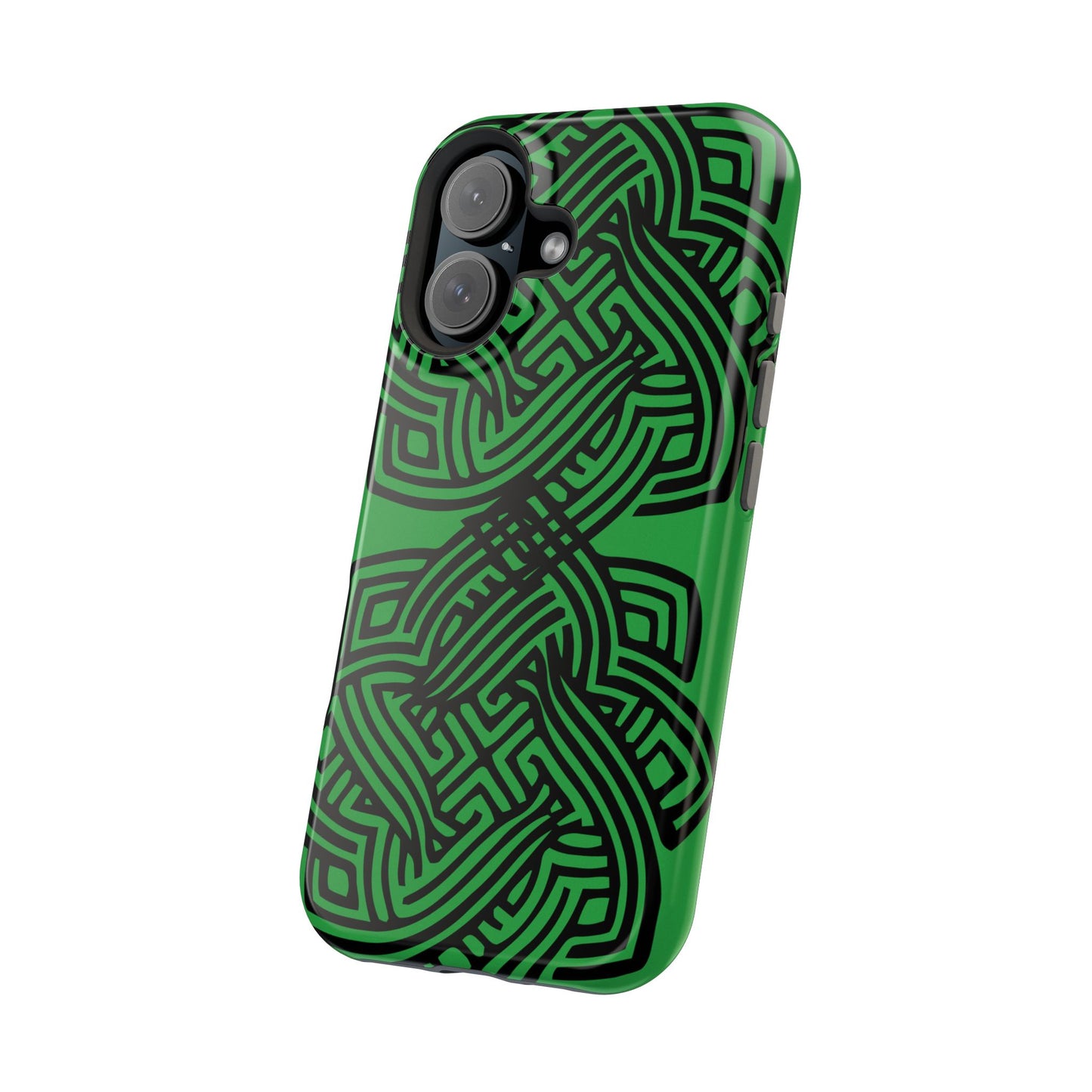Celtic Knot Magnetic Phone Case, St. Patrick Design Phone Cover Compatible with iPhone 17, 16, 15, 14, 13