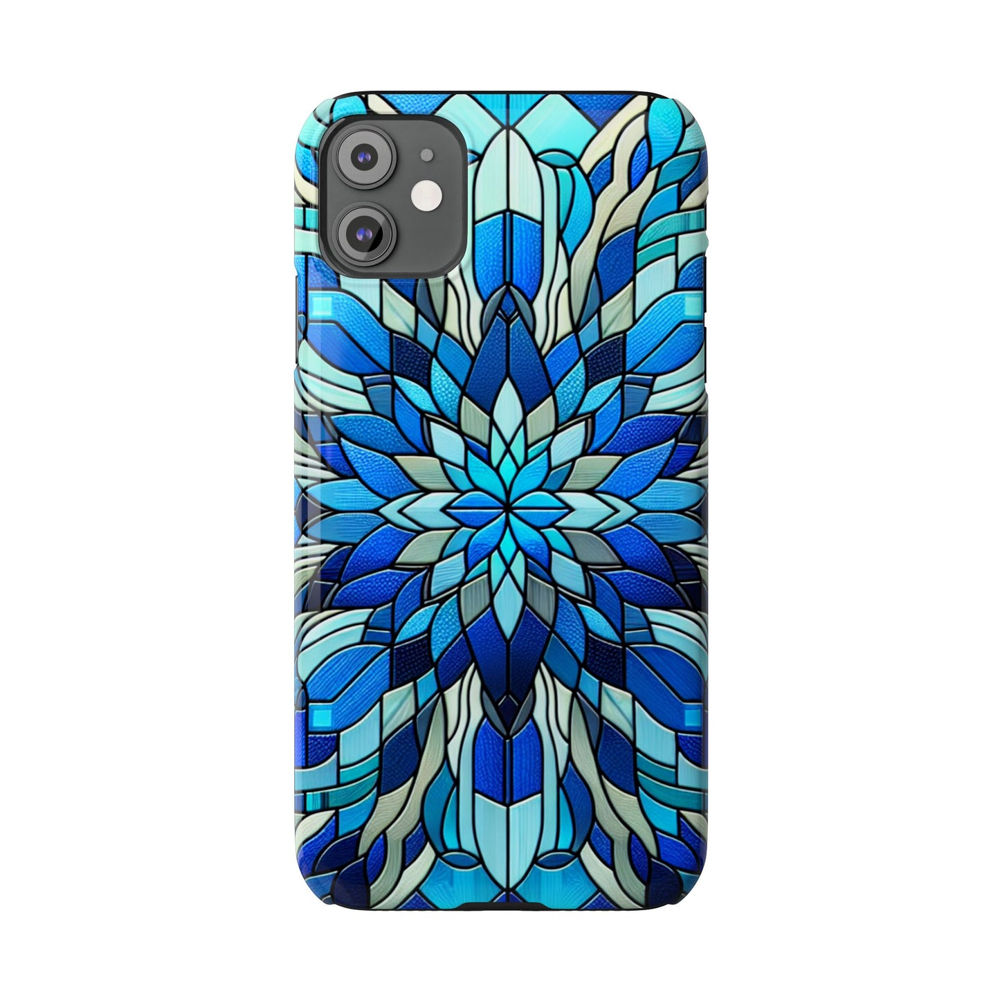 Vibrant Stained Glass Phone Cases - Artistic Cell Phone Cover, Unique Gift for Her, Phone Accessories, Holiday Present, Modern Decor