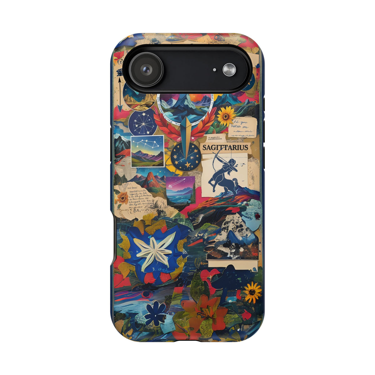 Sagittarius Zodiac Magnetic Phone Case, Astrology Gift for Her, Celestial Star Sign Cover, Compatible with iPhone 17, 16, 15, 14, 13