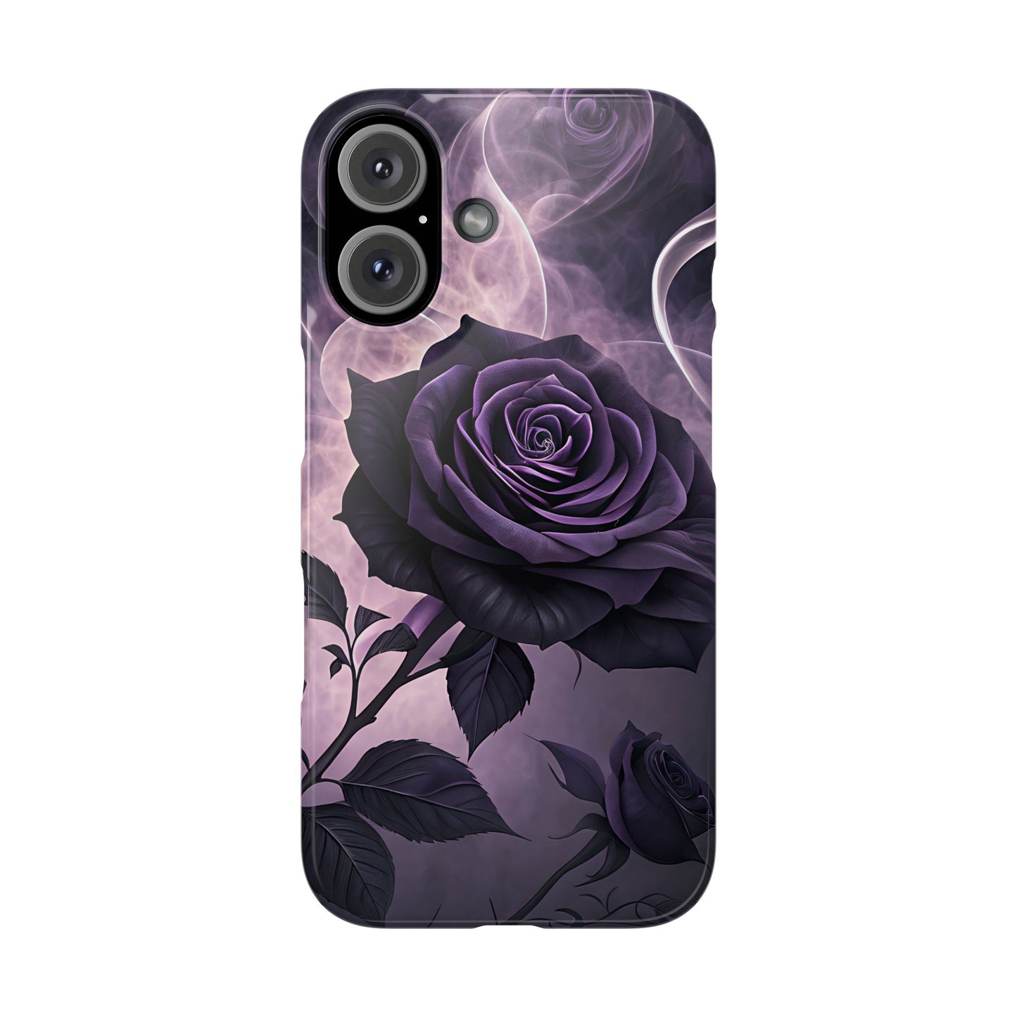 Elegant Purple Rose Phone Cases, Stylish Slim Cases for Flower Lovers, Floral Accessories, Birthday Gifts, Unique Phone Covers