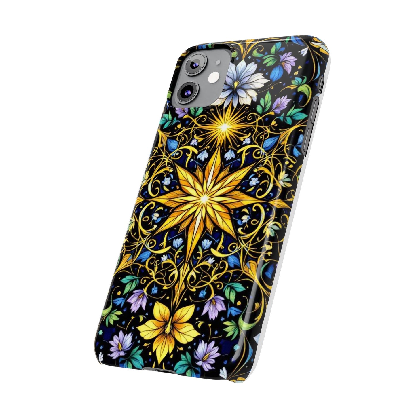 Elegant Floral Phone Case - Slim Phone Cases, Artistic Cases for Nature Lovers, Gift for Birthdays, Holidays, Spring Decor